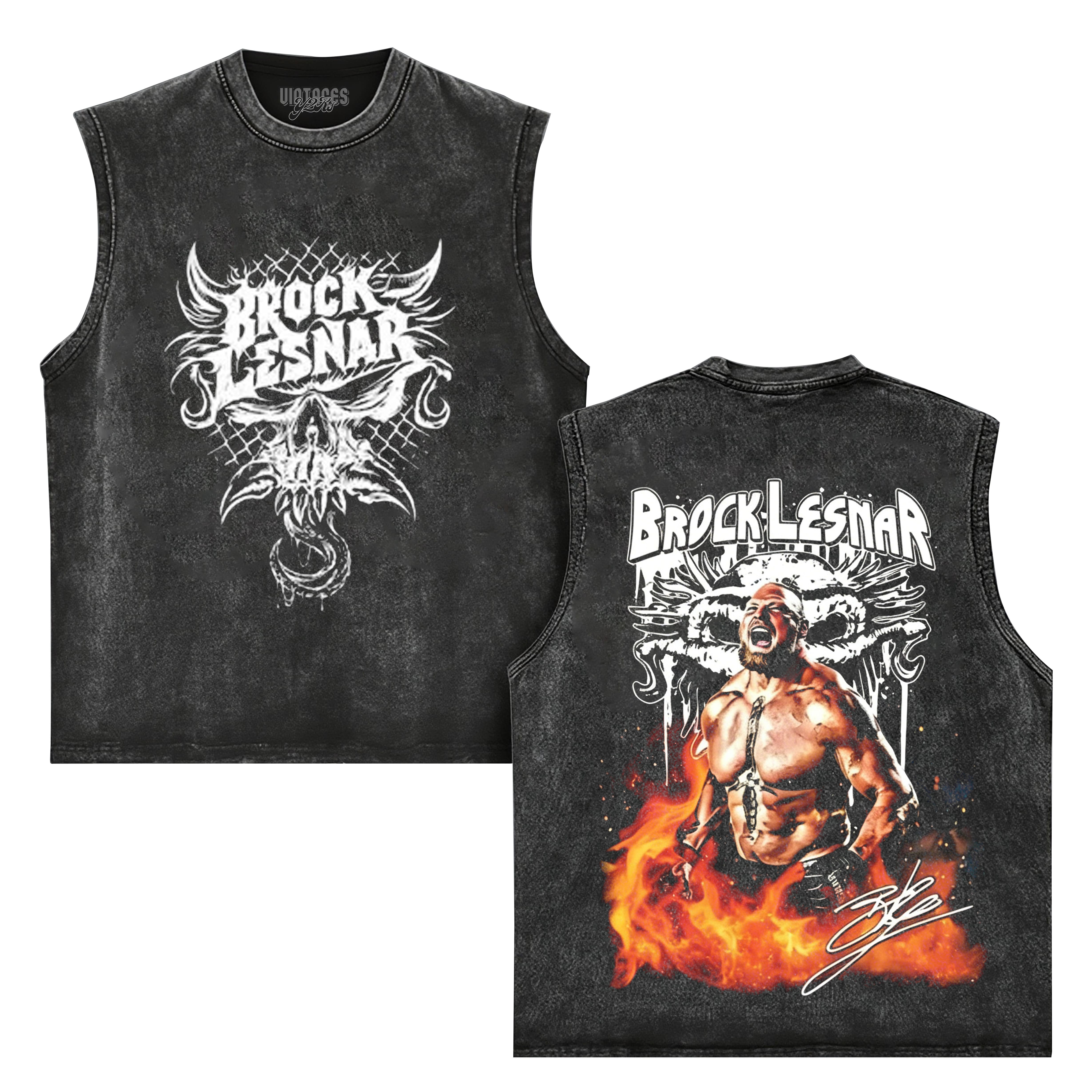 BROCK LESNAR WWE TANK TOP & TEE