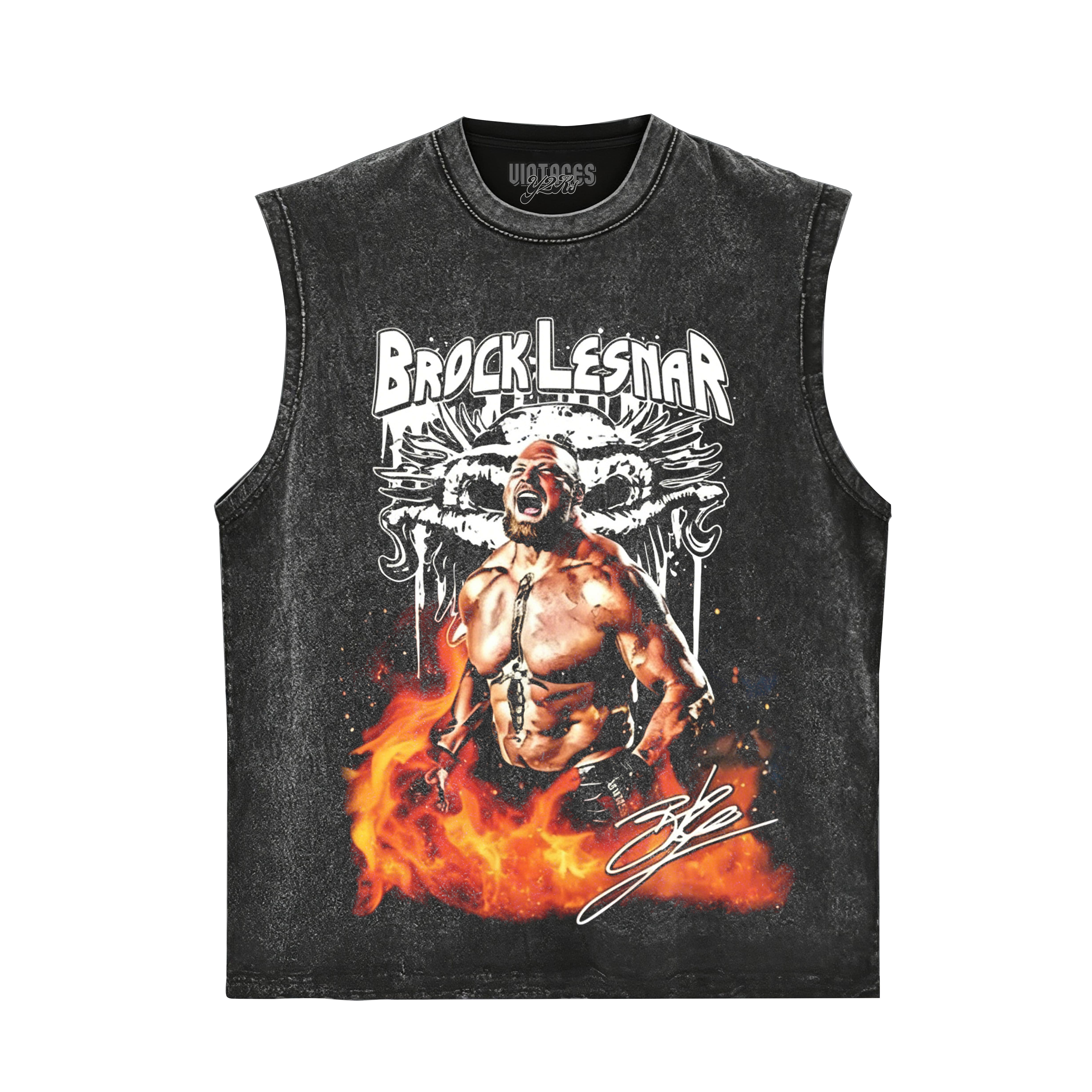 BROCK LESNAR WWE TANK TOP & TEE & LONG SLEEVE & LAYERED LS & HOODIE