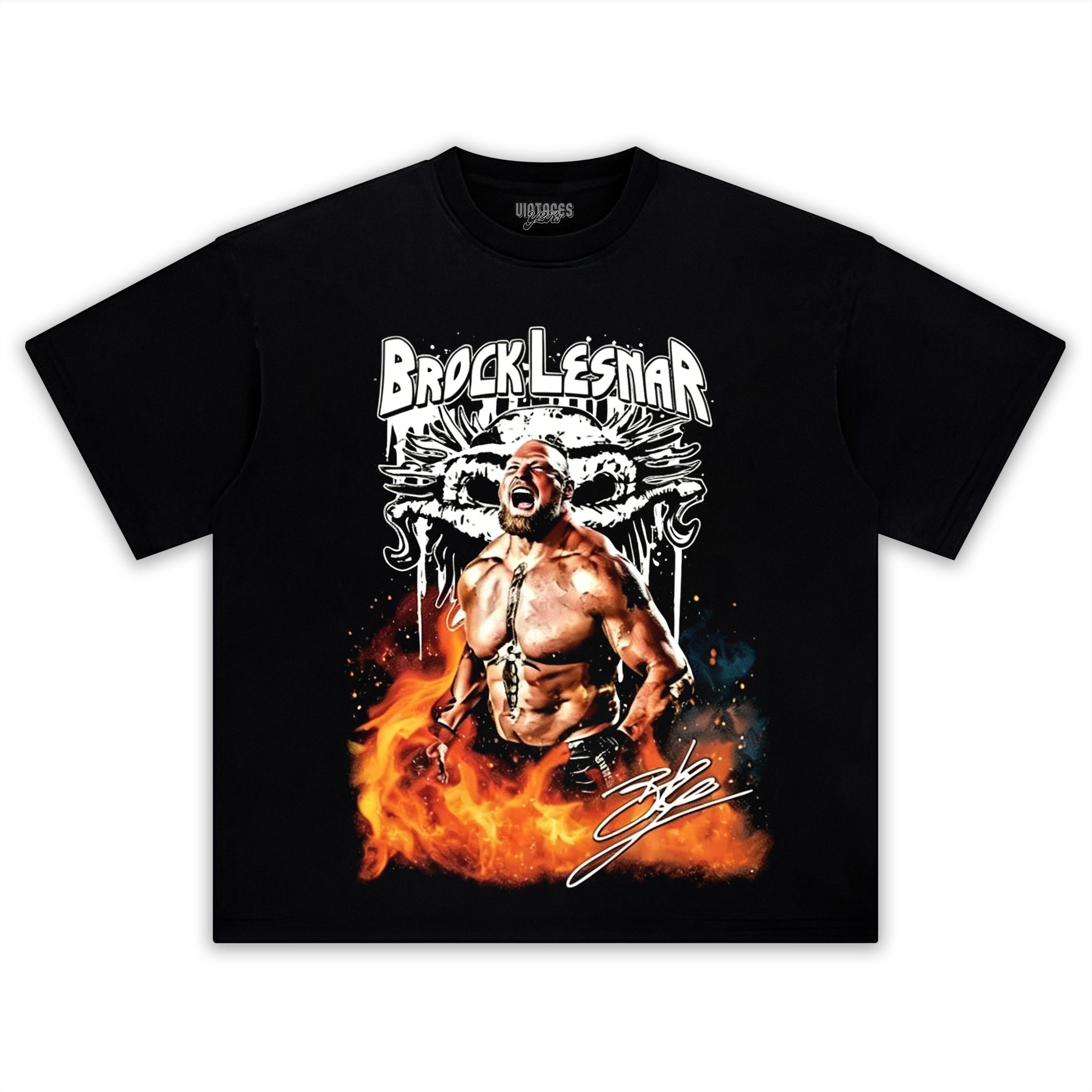 BROCK LESNAR WWE TANK TOP & TEE & LONG SLEEVE & LAYERED LS & HOODIE