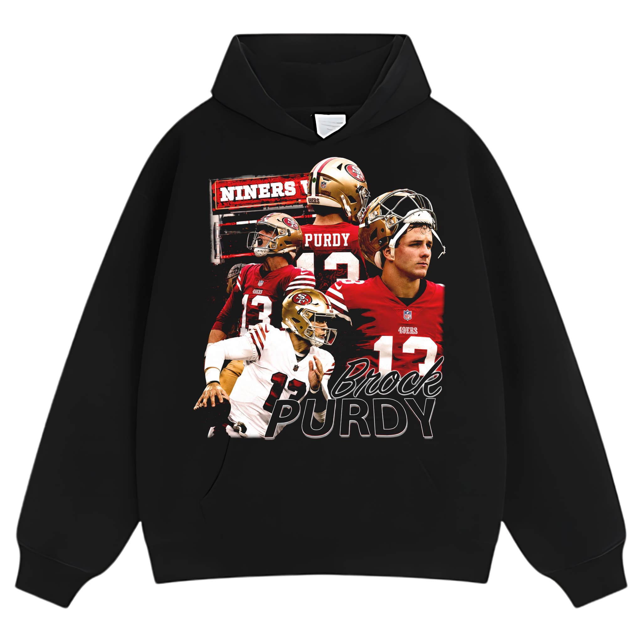 BROCK PURDY V2 VINTAGE 49ERS TANK TOP & TEE & LONG SLEEVE & LAYERED LS & HOODIE