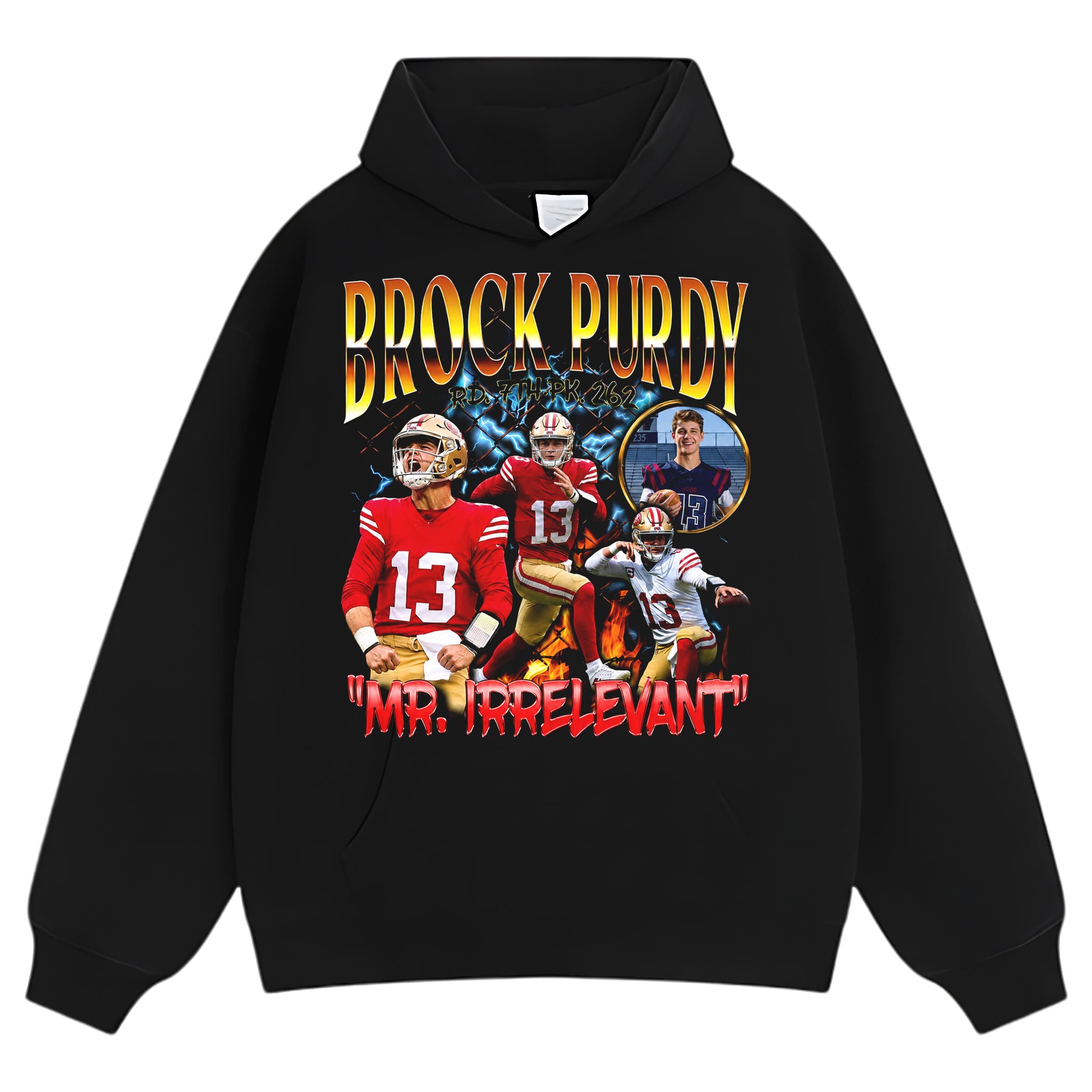 BROCK PURDY V3 VINTAGE 49ERS TANK TOP & TEE & LONG SLEEVE & LAYERED LS & HOODIE