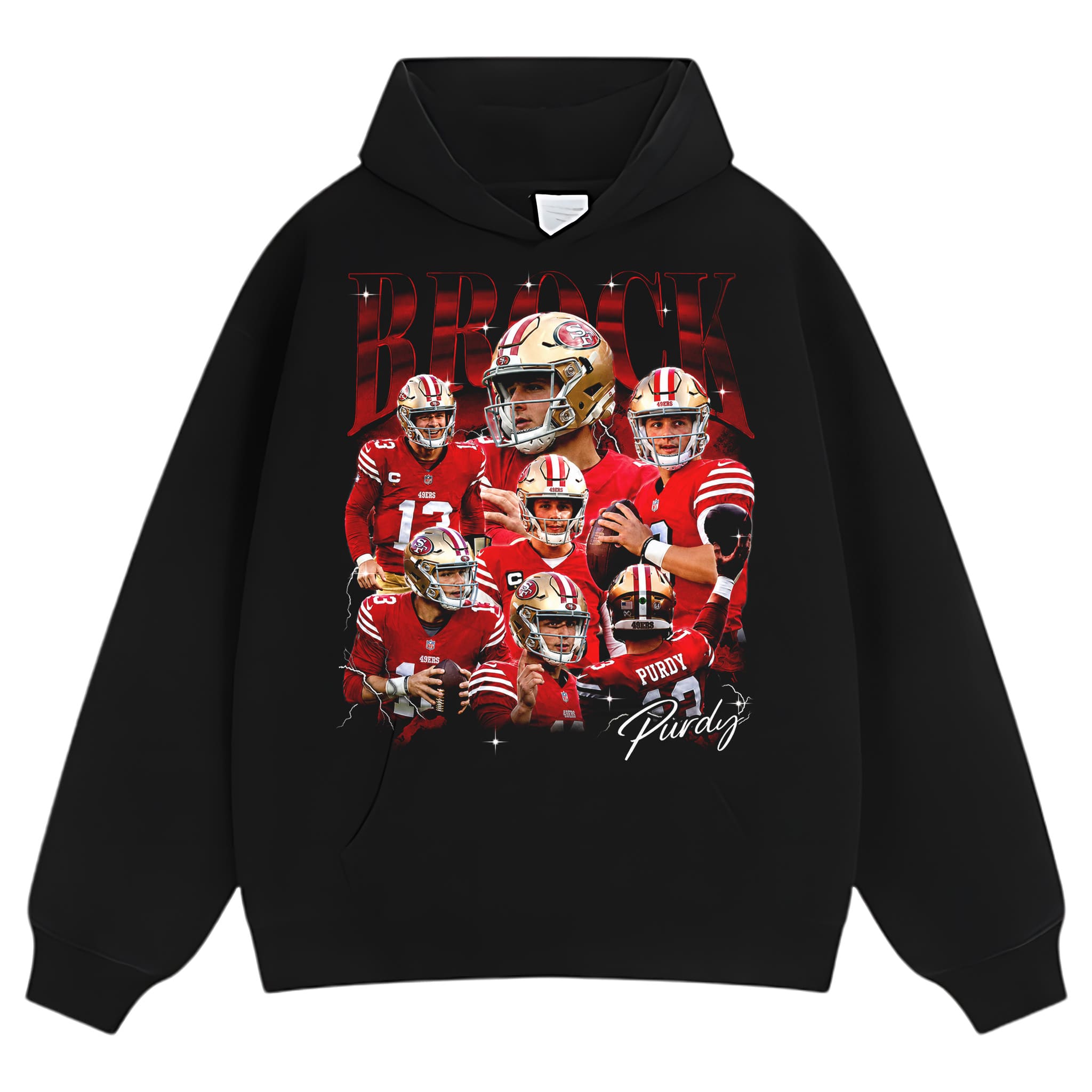 BROCK PURDY V4 VINTAGE 49ERS TANK TOP & TEE & LONG SLEEVE & LAYERED LS & HOODIE