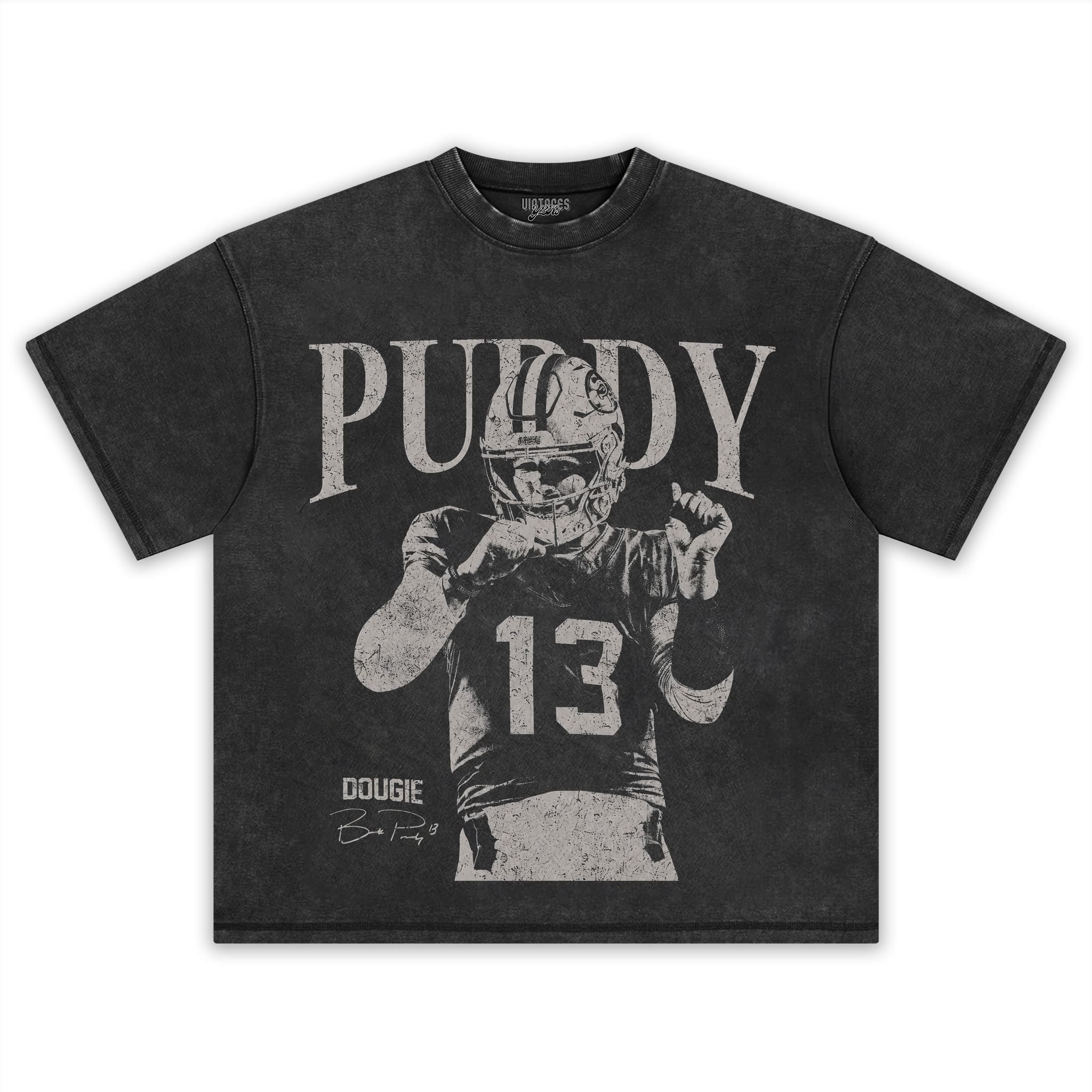 BROCK PURDY VINTAGE 49ERS TANK TOP & TEE & LONG SLEEVE & LAYERED LS & HOODIE
