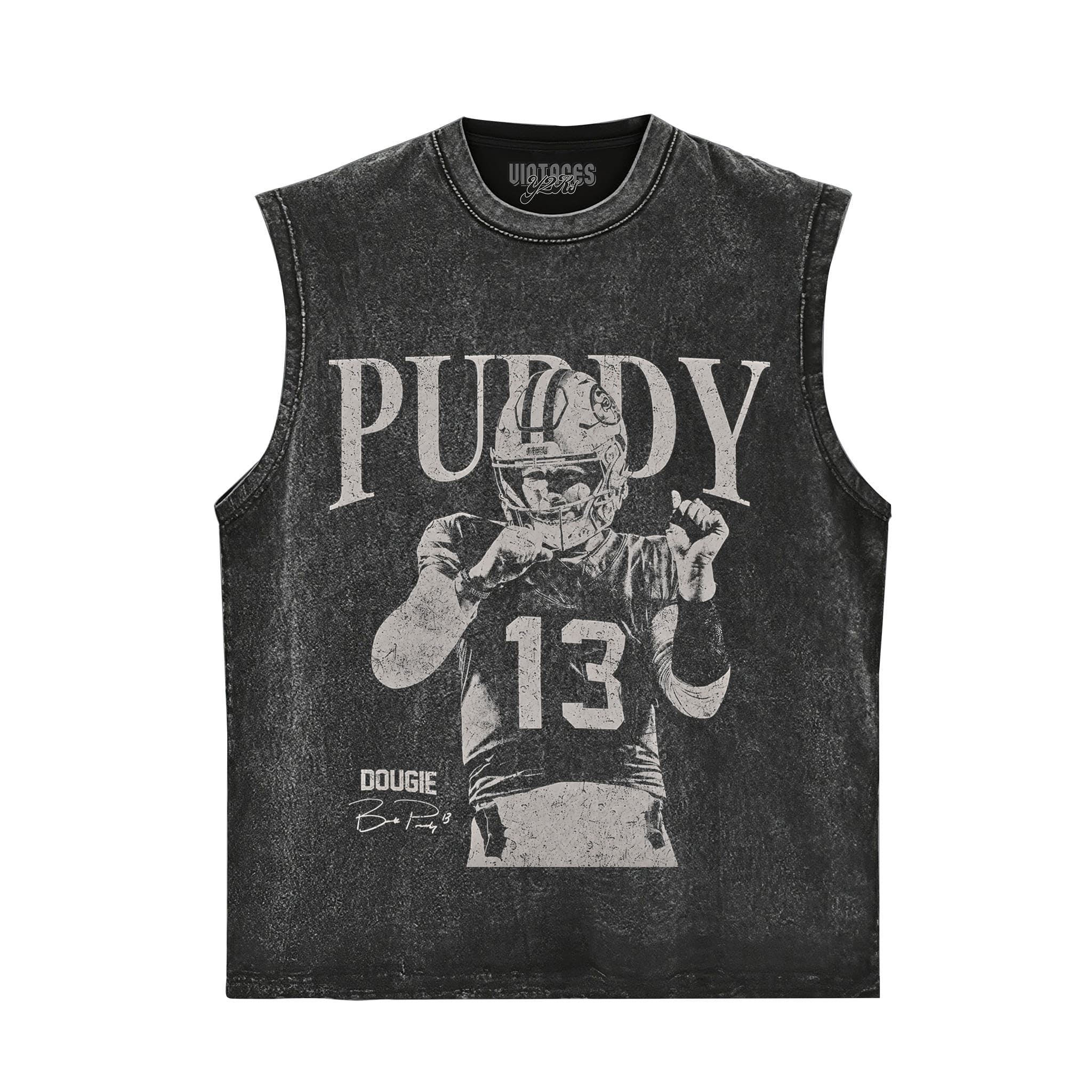 BROCK PURDY VINTAGE 49ERS TANK TOP & TEE & LONG SLEEVE & LAYERED LS & HOODIE