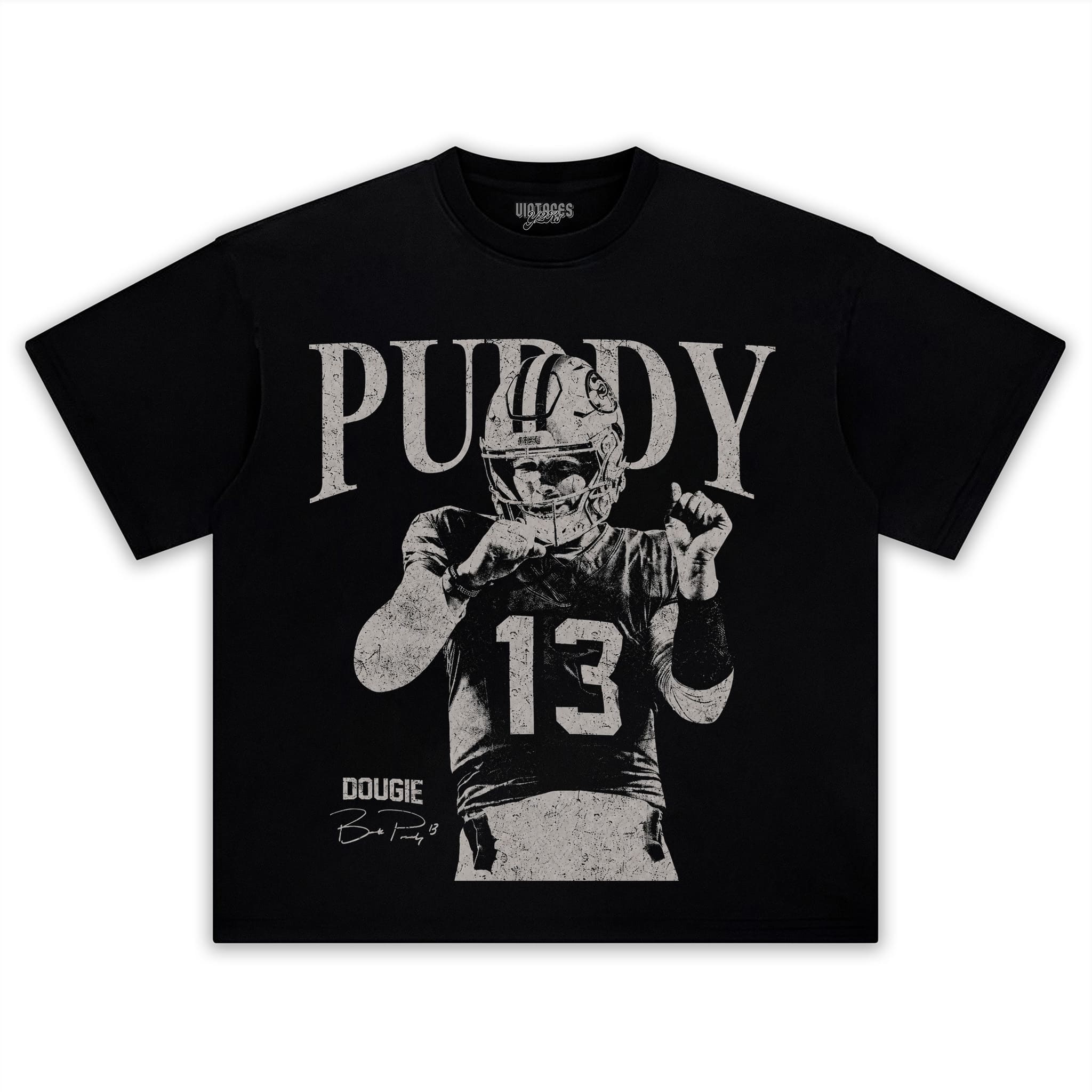 BROCK PURDY VINTAGE 49ERS TANK TOP & TEE & LONG SLEEVE & LAYERED LS & HOODIE