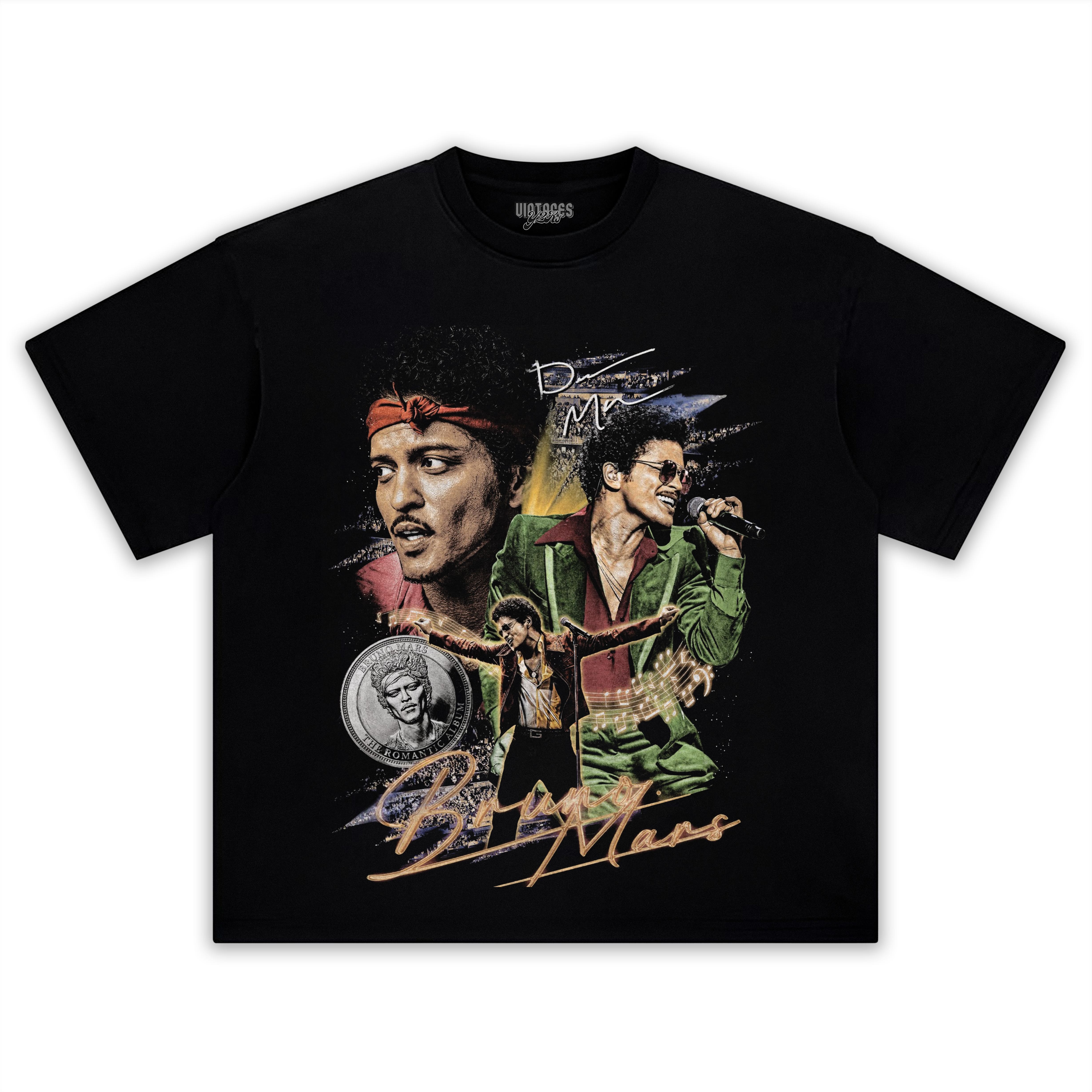 BRUNO MARS 2026 VINTAGE V5 TANK TOP & TEE & LONG SLEEVE & LAYERED LS & HOODIE