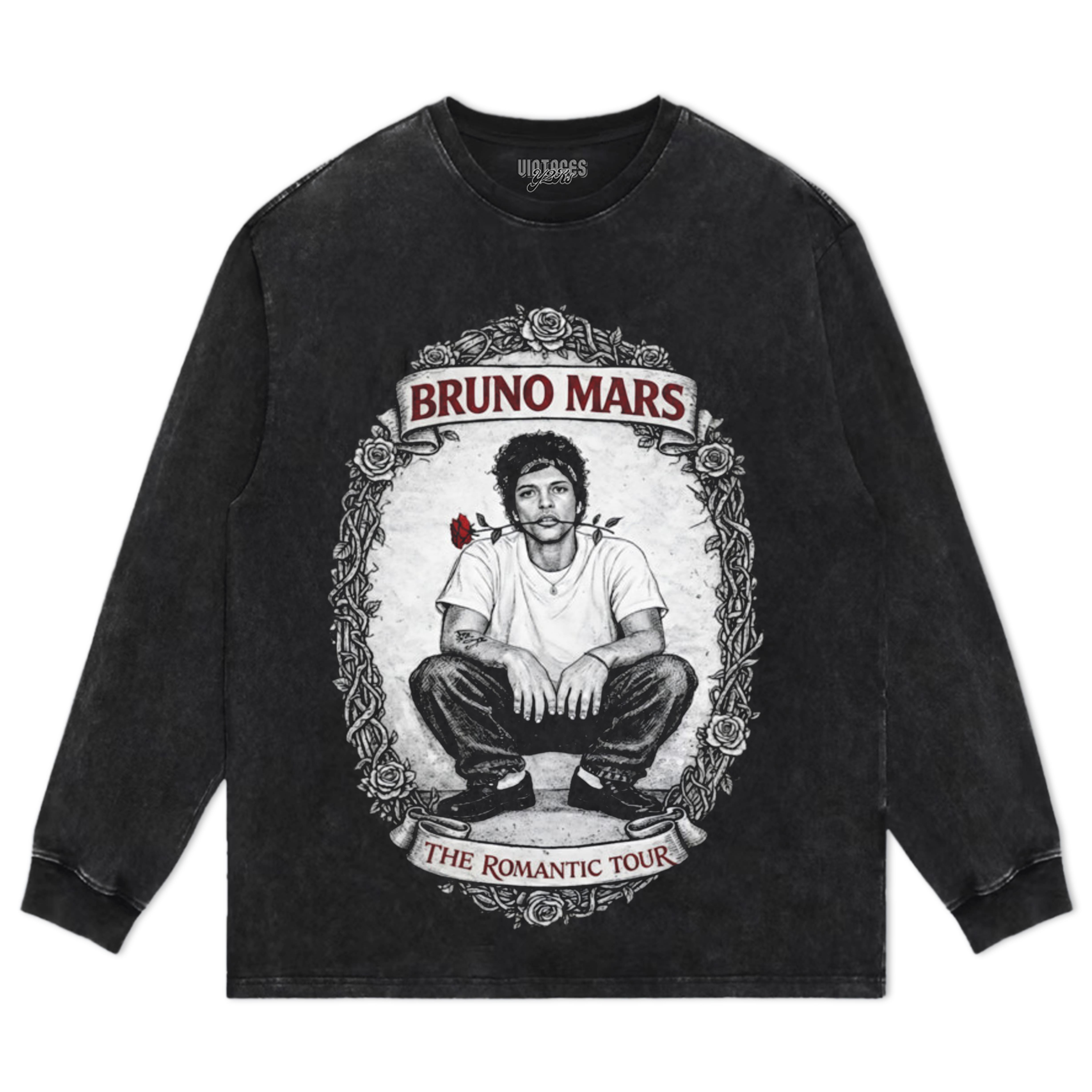 BRUNO MARS STYLE VINTAGE TEE & LS & HOODIE