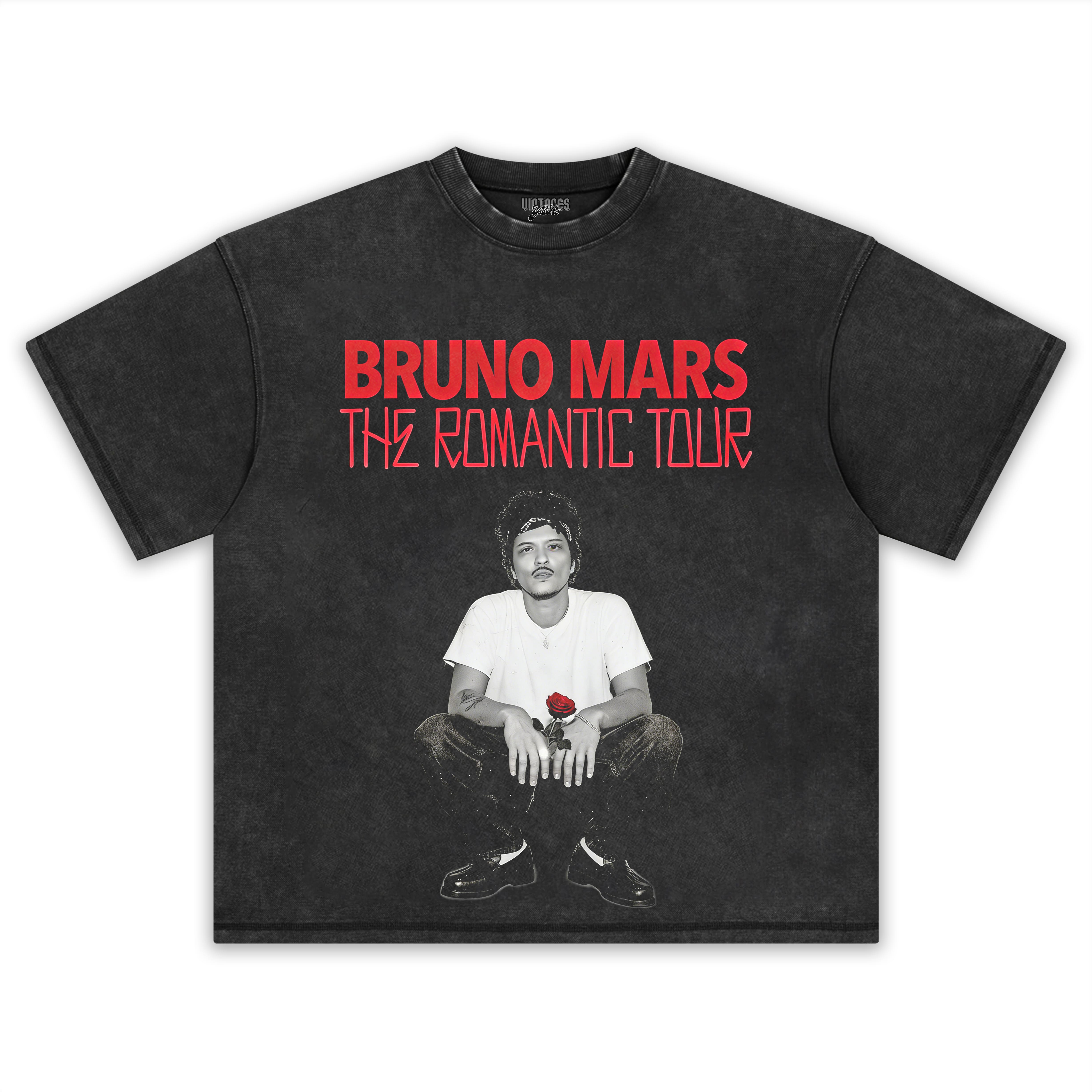 BRUNO MARS & THE ROMANTIC TOUR TEE & LS & HOODIE