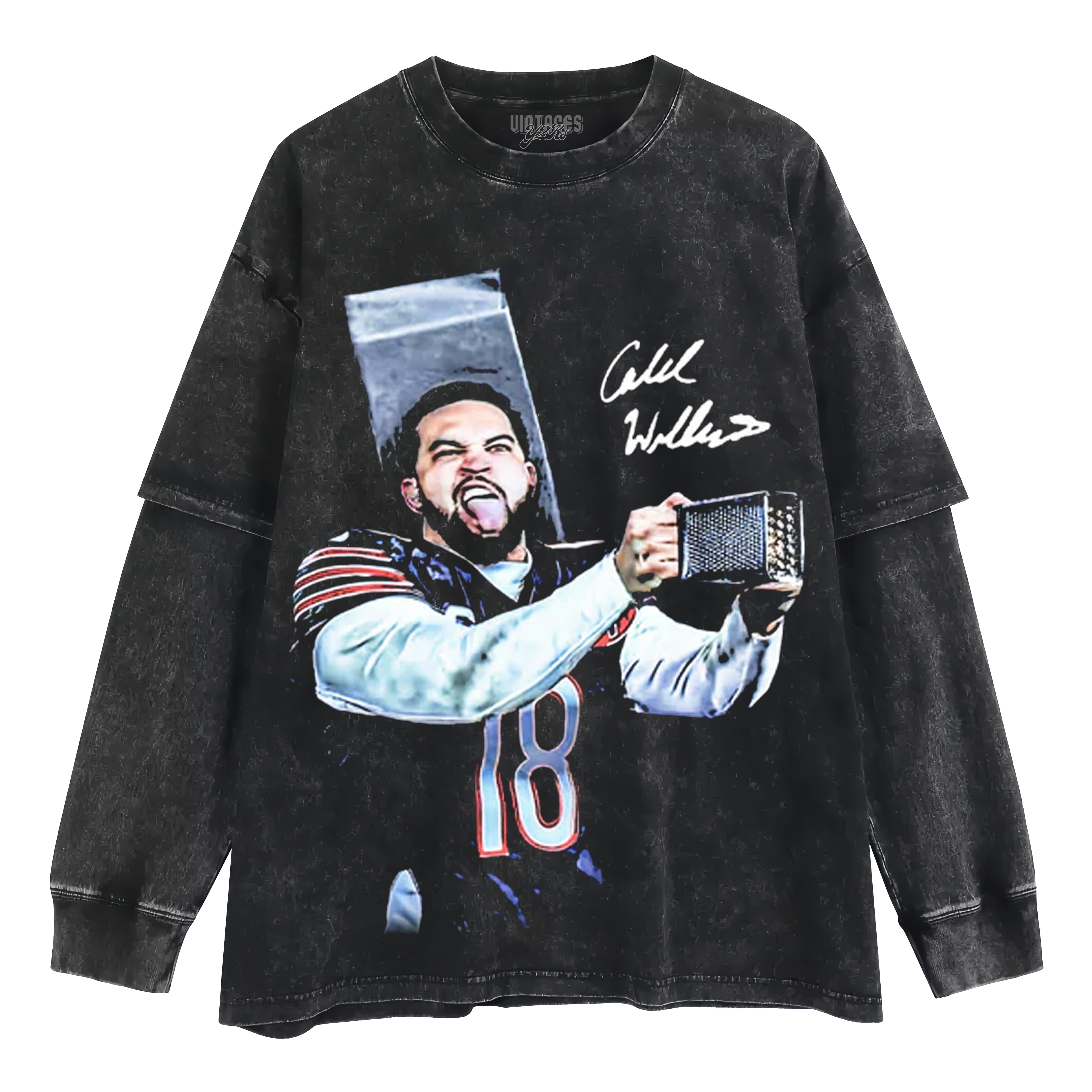 CALEB WILLIAMS-CHEESE GRATER LAYERED LONG SLEEVE