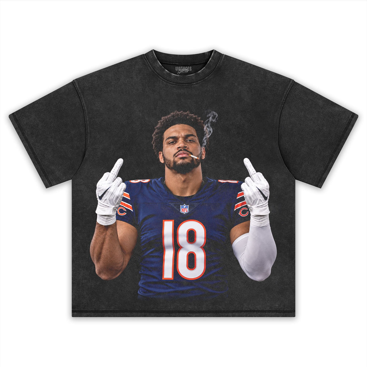 CALEB WILLIAMS - MIDDLE FINGER TANK TOP & TEE & LONG SLEEVE & LAYERED LS & HOODIE