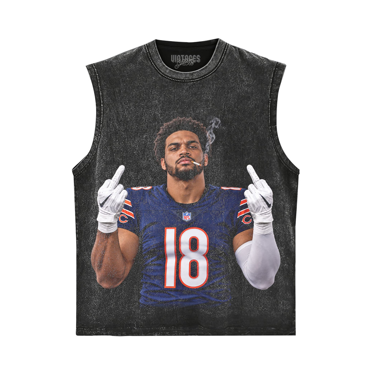 CALEB WILLIAMS - MIDDLE FINGER TANK TOP & TEE & LONG SLEEVE & LAYERED LS & HOODIE