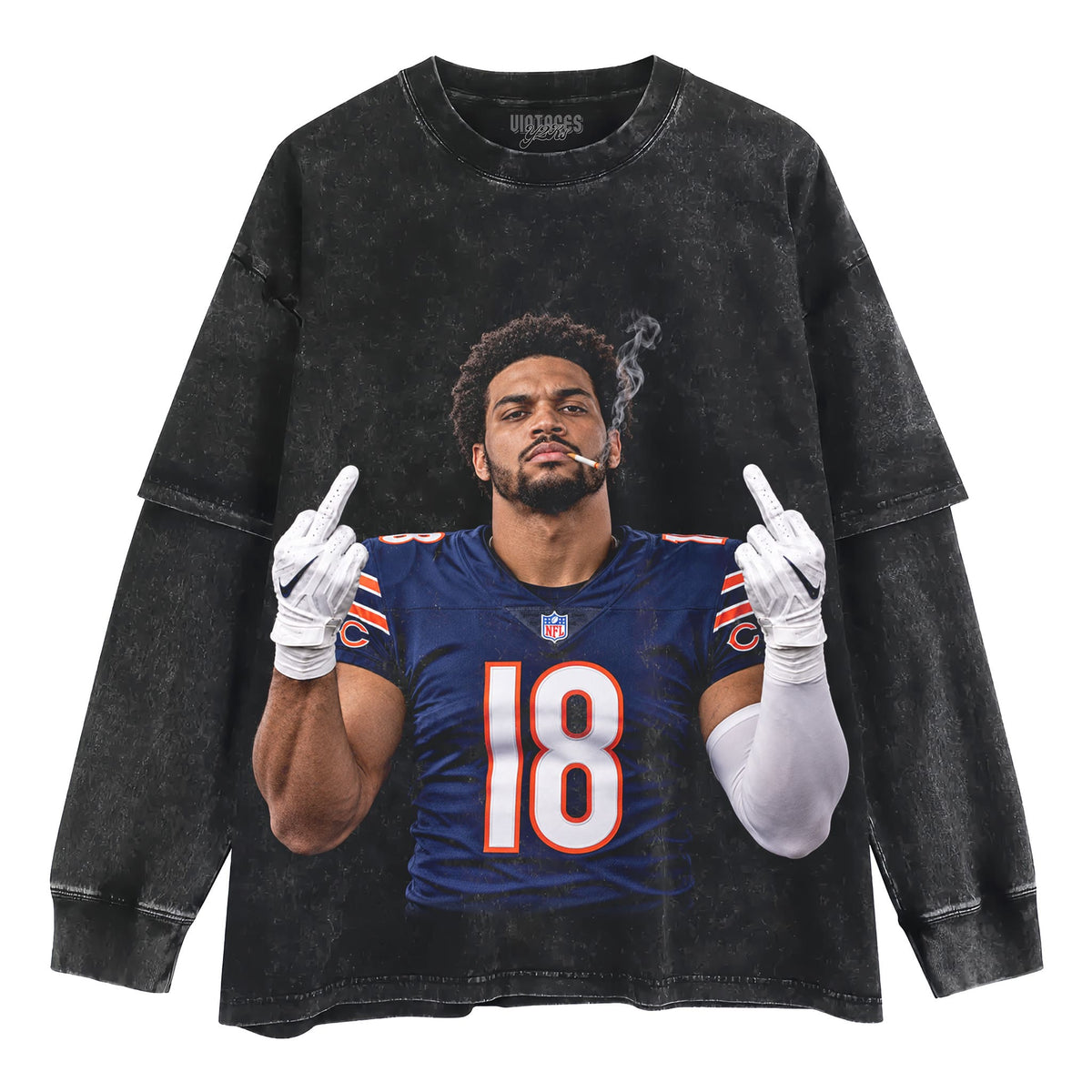 CALEB WILLIAMS - MIDDLE FINGER TANK TOP & TEE & LONG SLEEVE & LAYERED LS & HOODIE