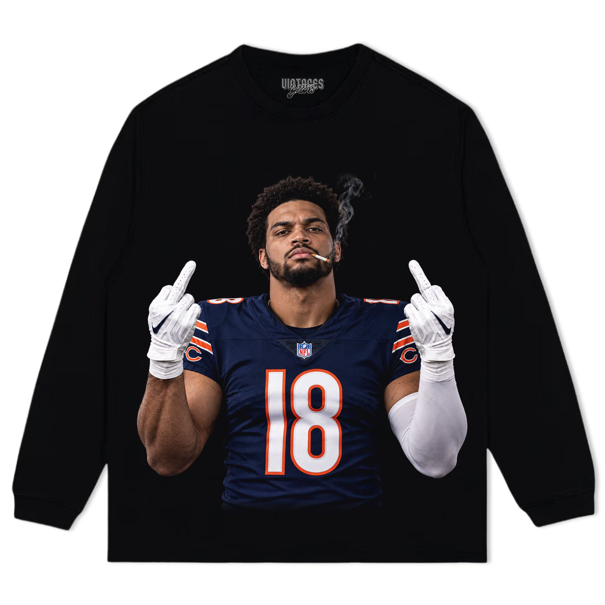 CALEB WILLIAMS - MIDDLE FINGER TANK TOP & TEE & LONG SLEEVE & LAYERED LS & HOODIE
