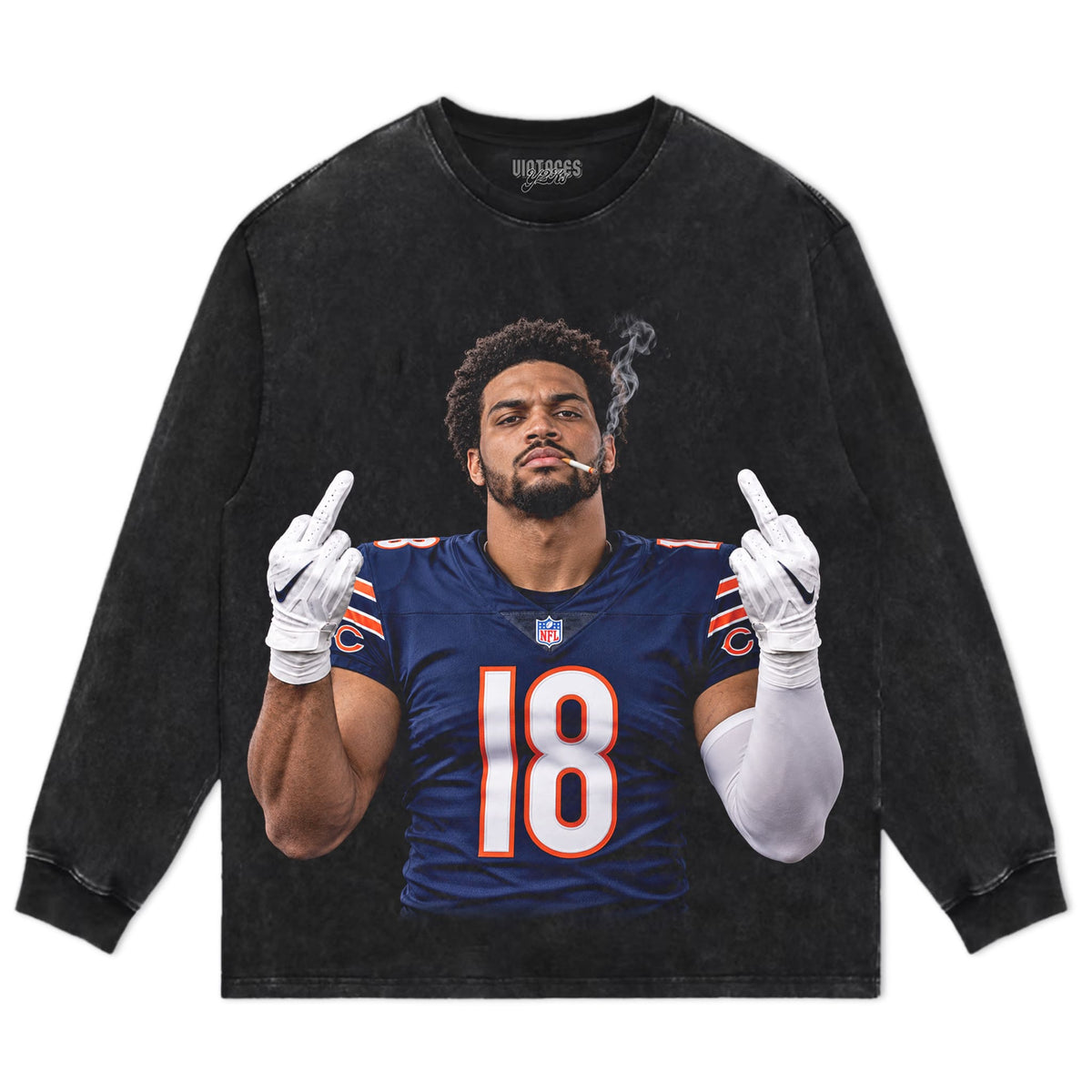 CALEB WILLIAMS - MIDDLE FINGER TANK TOP & TEE & LONG SLEEVE & LAYERED LS & HOODIE