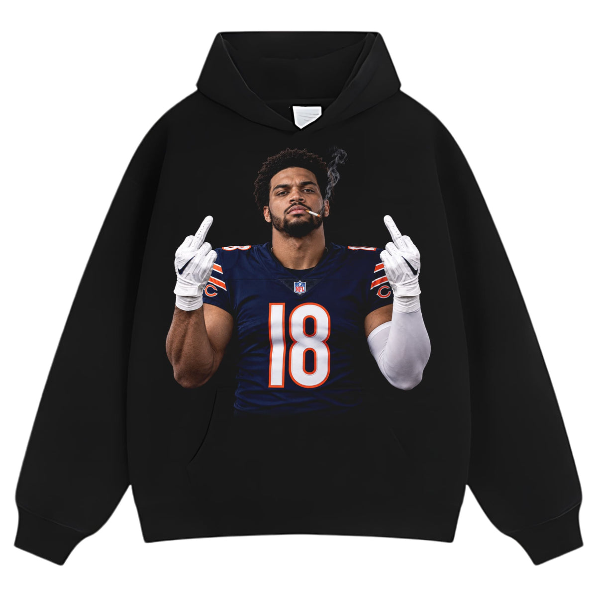 CALEB WILLIAMS - MIDDLE FINGER TANK TOP & TEE & LONG SLEEVE & LAYERED LS & HOODIE