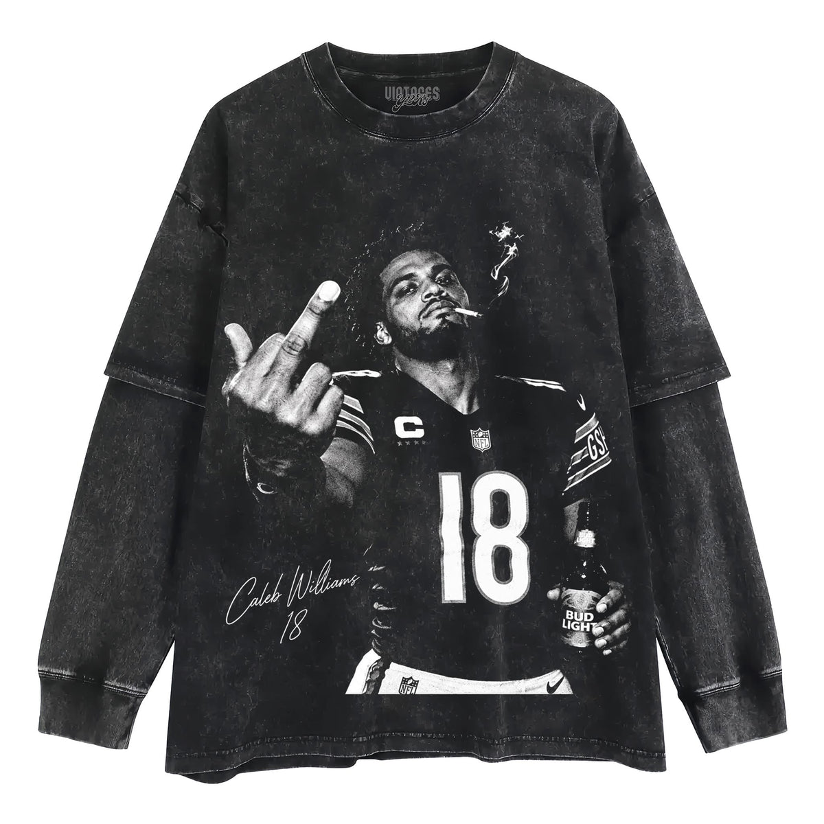 CALEB WILLIAMS - MIDDLE FINGER V2 TANK TOP & TEE & LONG SLEEVE & LAYERED LS & HOODIE