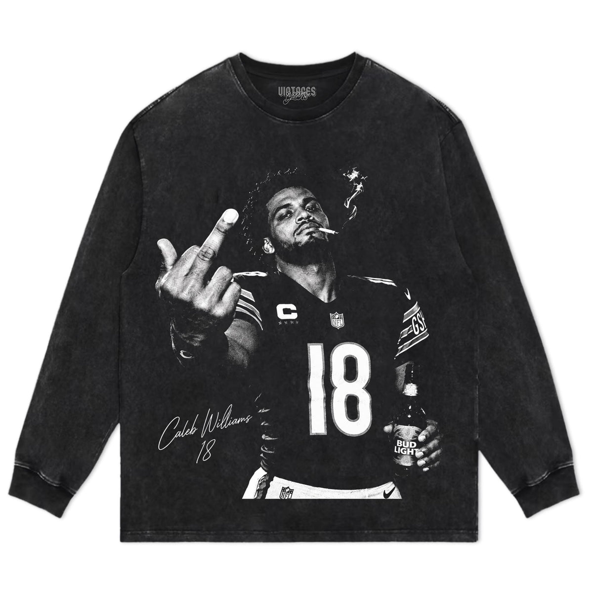 CALEB WILLIAMS - MIDDLE FINGER V2 TANK TOP & TEE & LONG SLEEVE & LAYERED LS & HOODIE