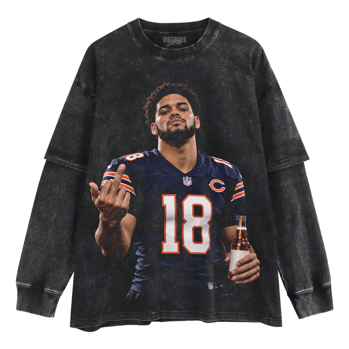 CALEB WILLIAMS - MIDDLE FINGER V4 TANK TOP & TEE & LONG SLEEVE & LAYERED LS & HOODIE