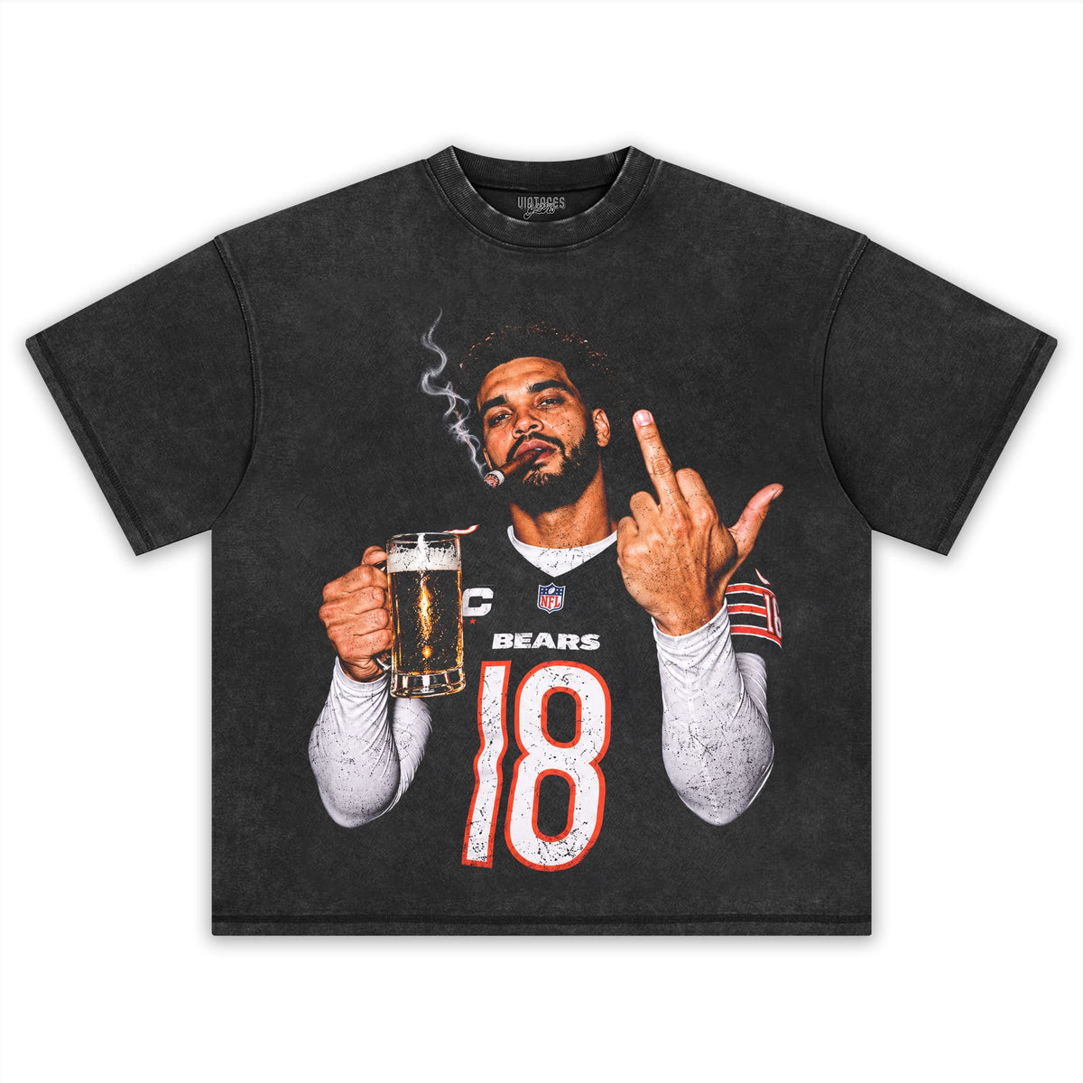 CALEB WILLIAMS - MIDDLE FINGER V5 TANK TOP & TEE & LONG SLEEVE & LAYERED LS & HOODIE