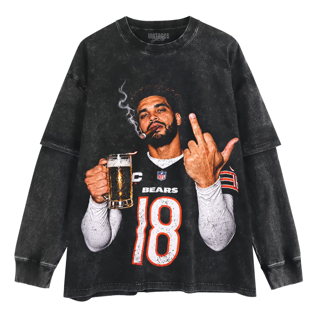 CALEB WILLIAMS - MIDDLE FINGER V5 TANK TOP & TEE & LONG SLEEVE & LAYERED LS & HOODIE