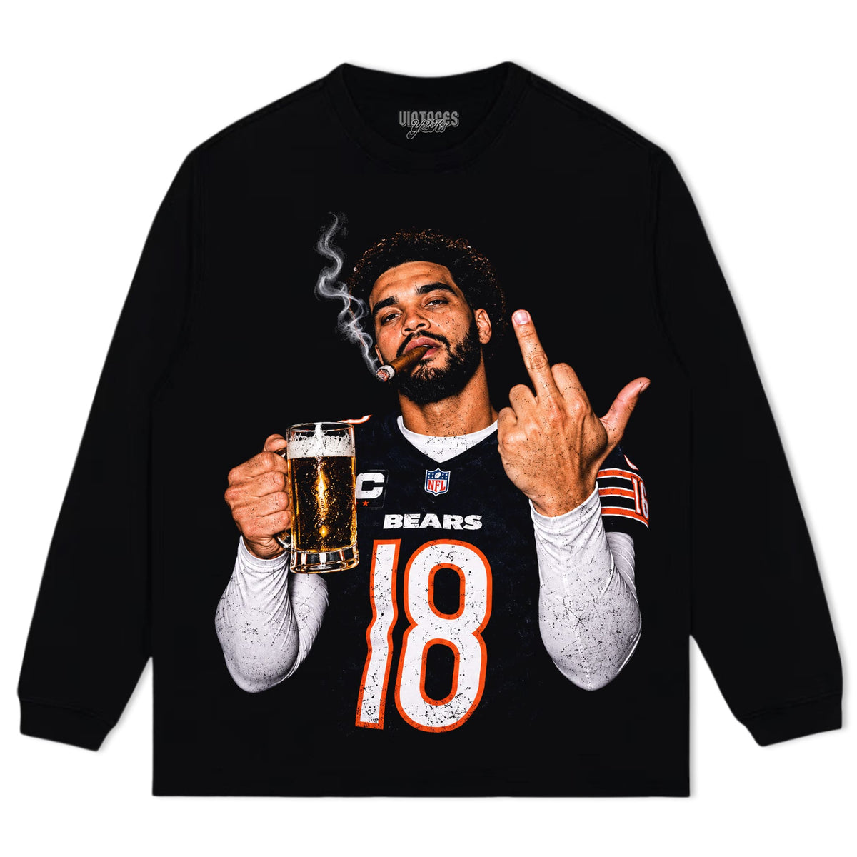 CALEB WILLIAMS - MIDDLE FINGER V5 TANK TOP & TEE & LONG SLEEVE & LAYERED LS & HOODIE