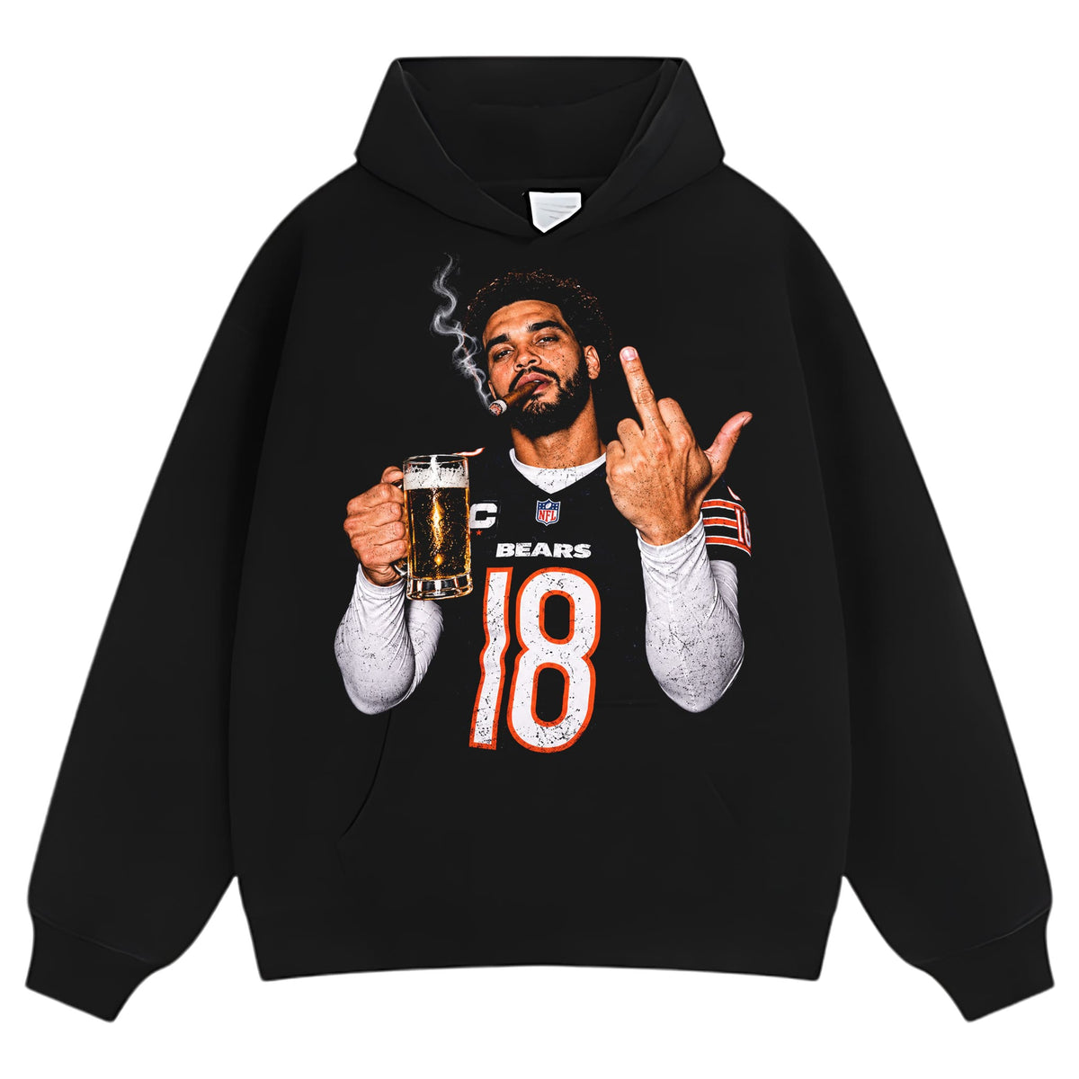 CALEB WILLIAMS - MIDDLE FINGER V5 TANK TOP & TEE & LONG SLEEVE & LAYERED LS & HOODIE