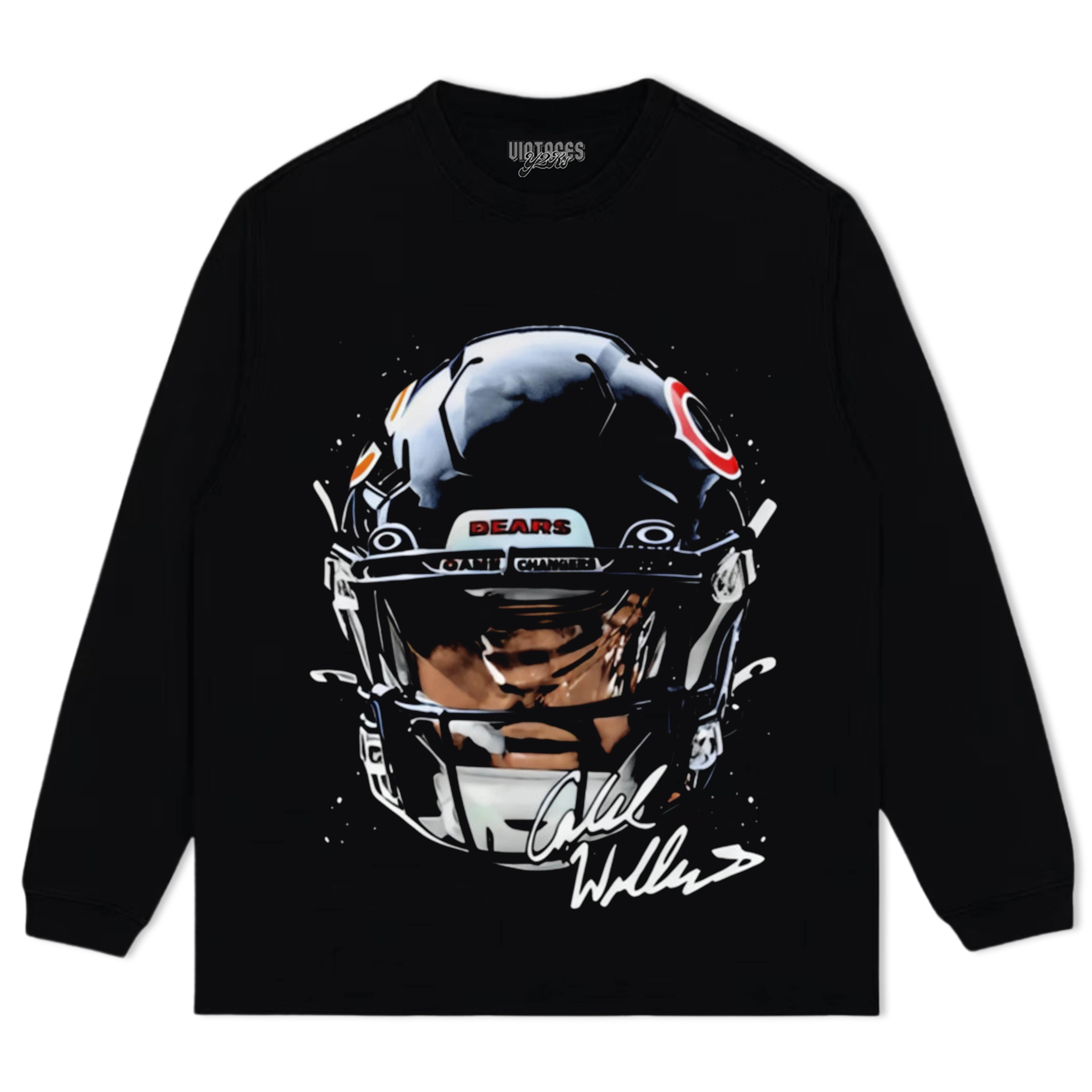 CALEB WILLIAMS CHICAGO HELMET TEE & LS & HOODIE