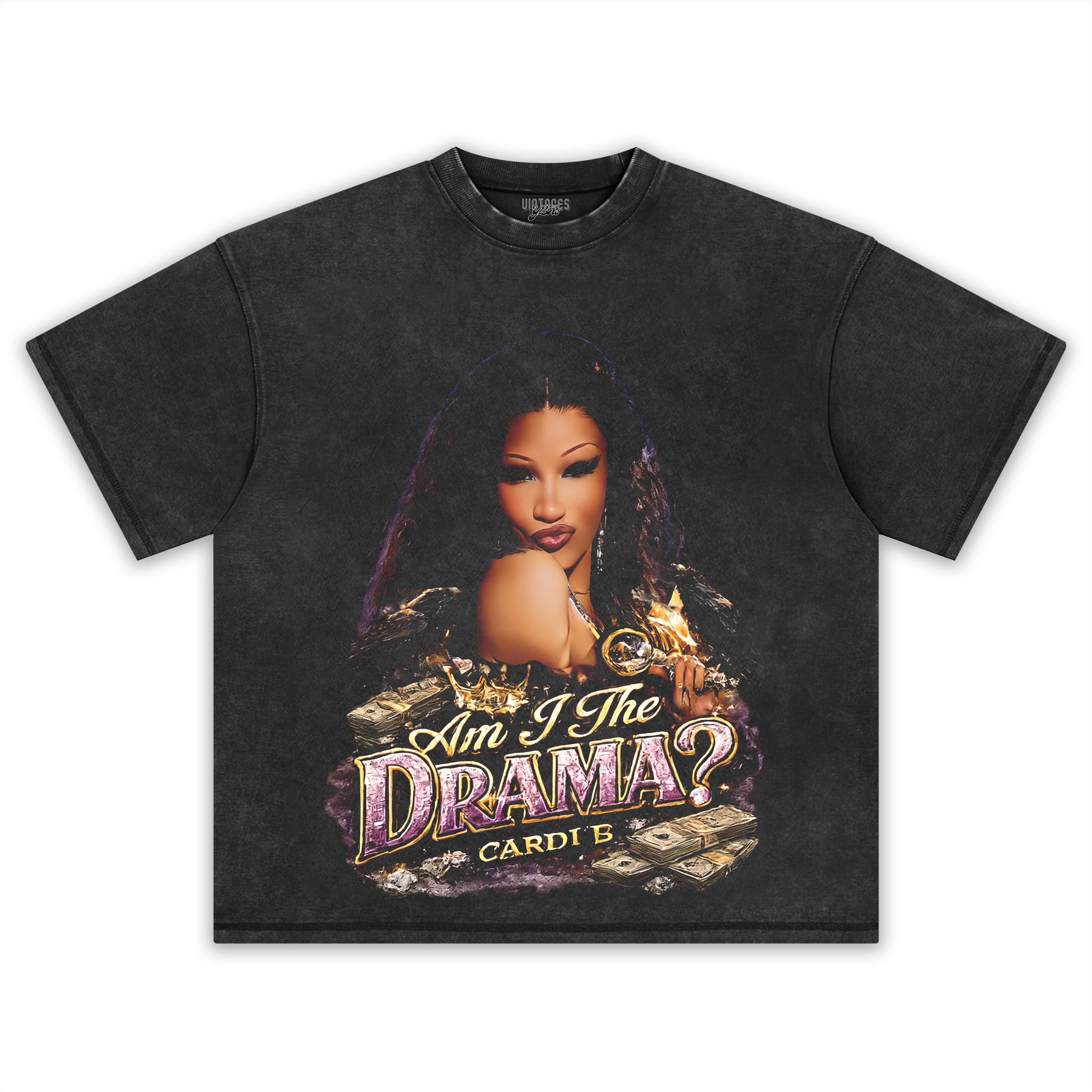 CARDI B PNG, AM I THE DRAMA FILE, CARDI TOUR TEE & LS & HOODIE