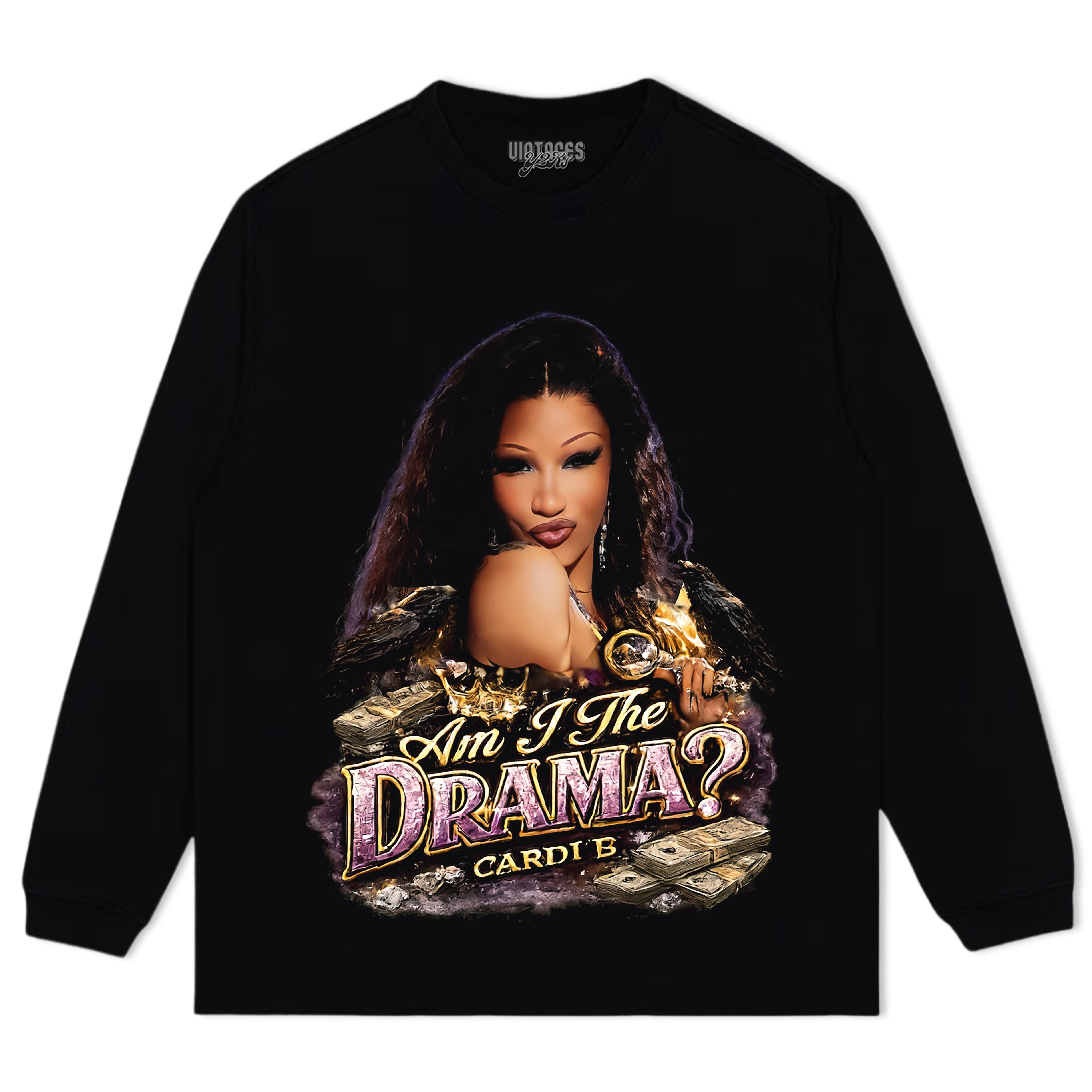 CARDI B PNG, AM I THE DRAMA FILE, CARDI TOUR TEE & LS & HOODIE