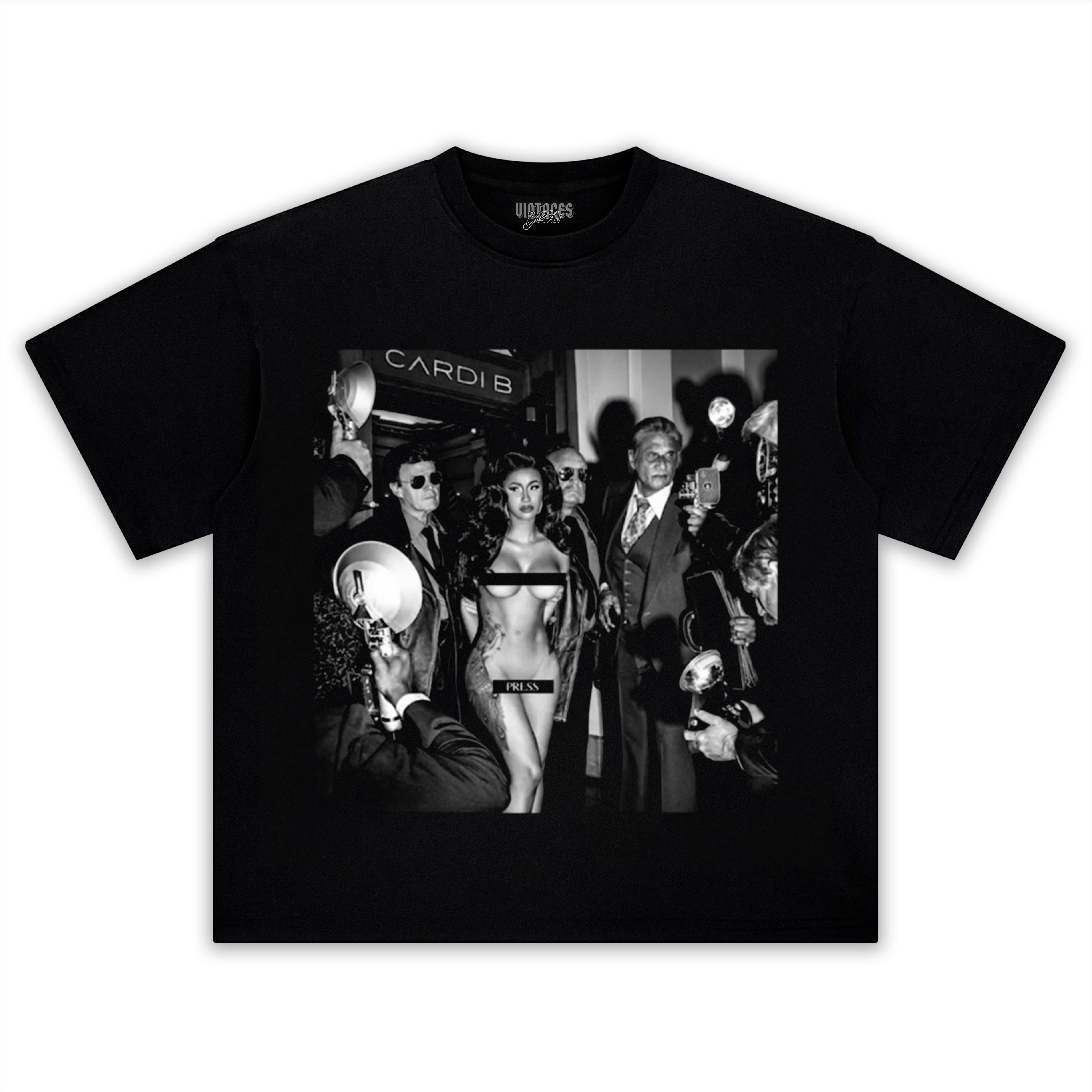 CARDI B PRESS TEE & LS & HOODIE