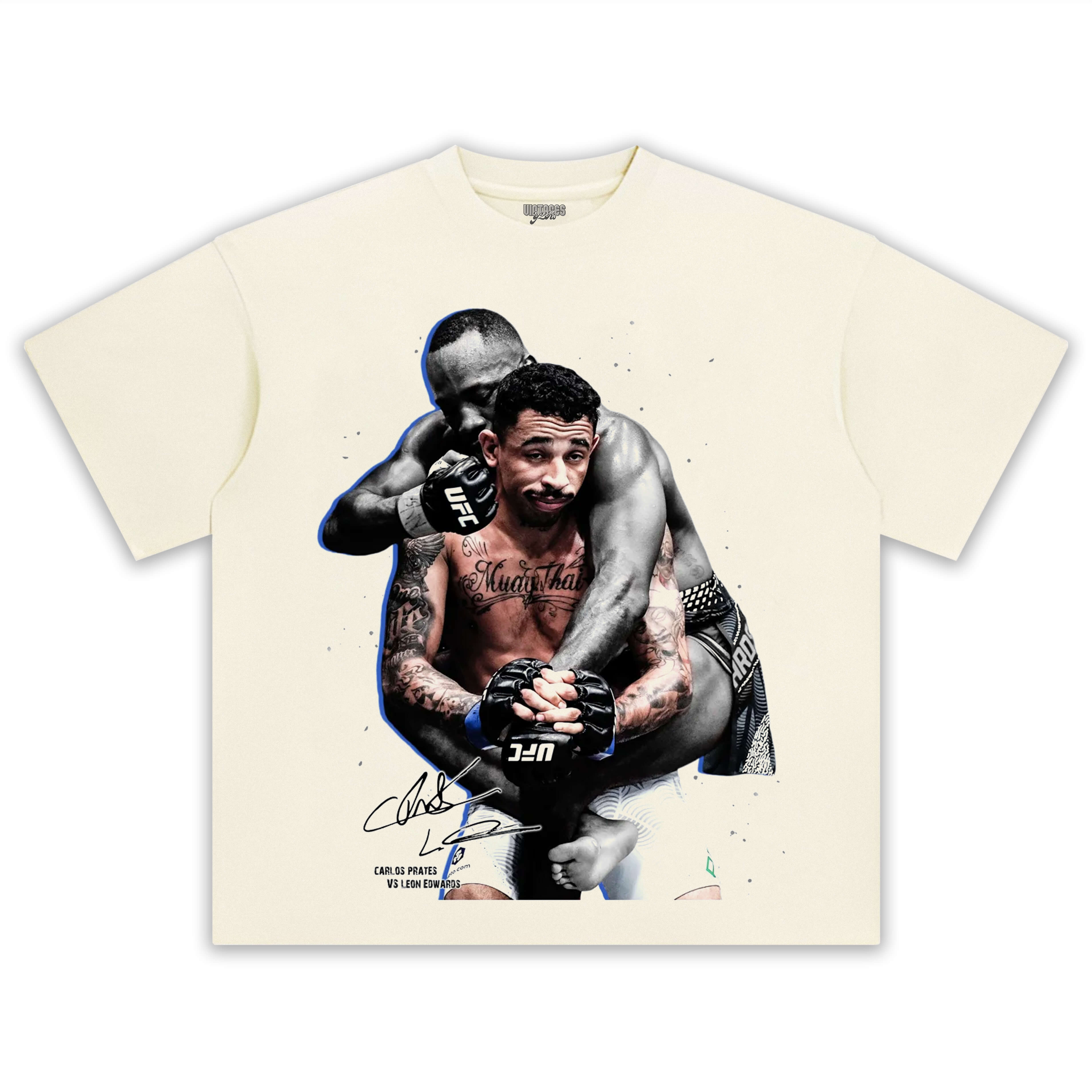 CARLOS PRATES VS LEON EDWARDS  V12 TEE & LS & HOODIE