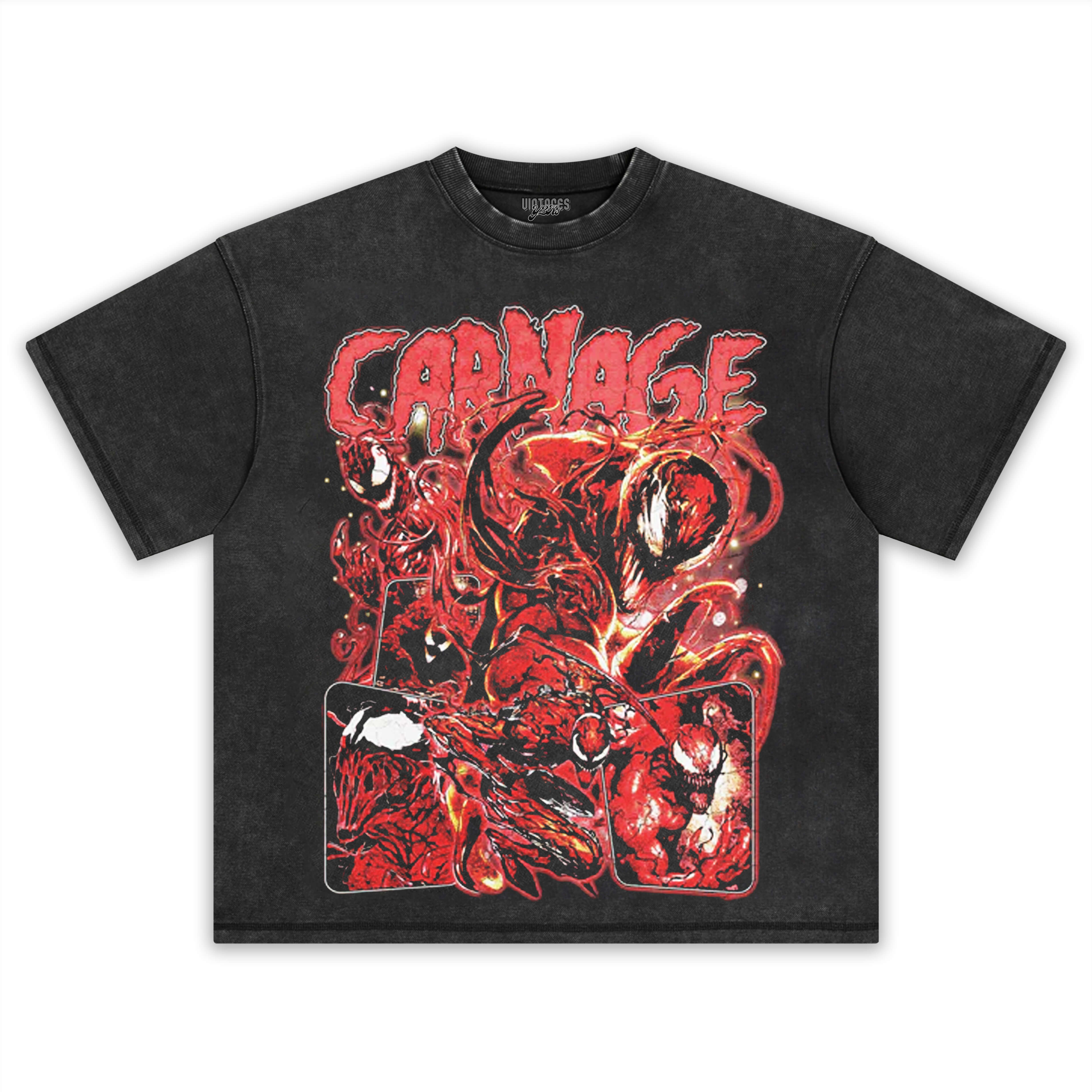 CARNAGE SUPERVILLAIN TEE & LS & HOODIE