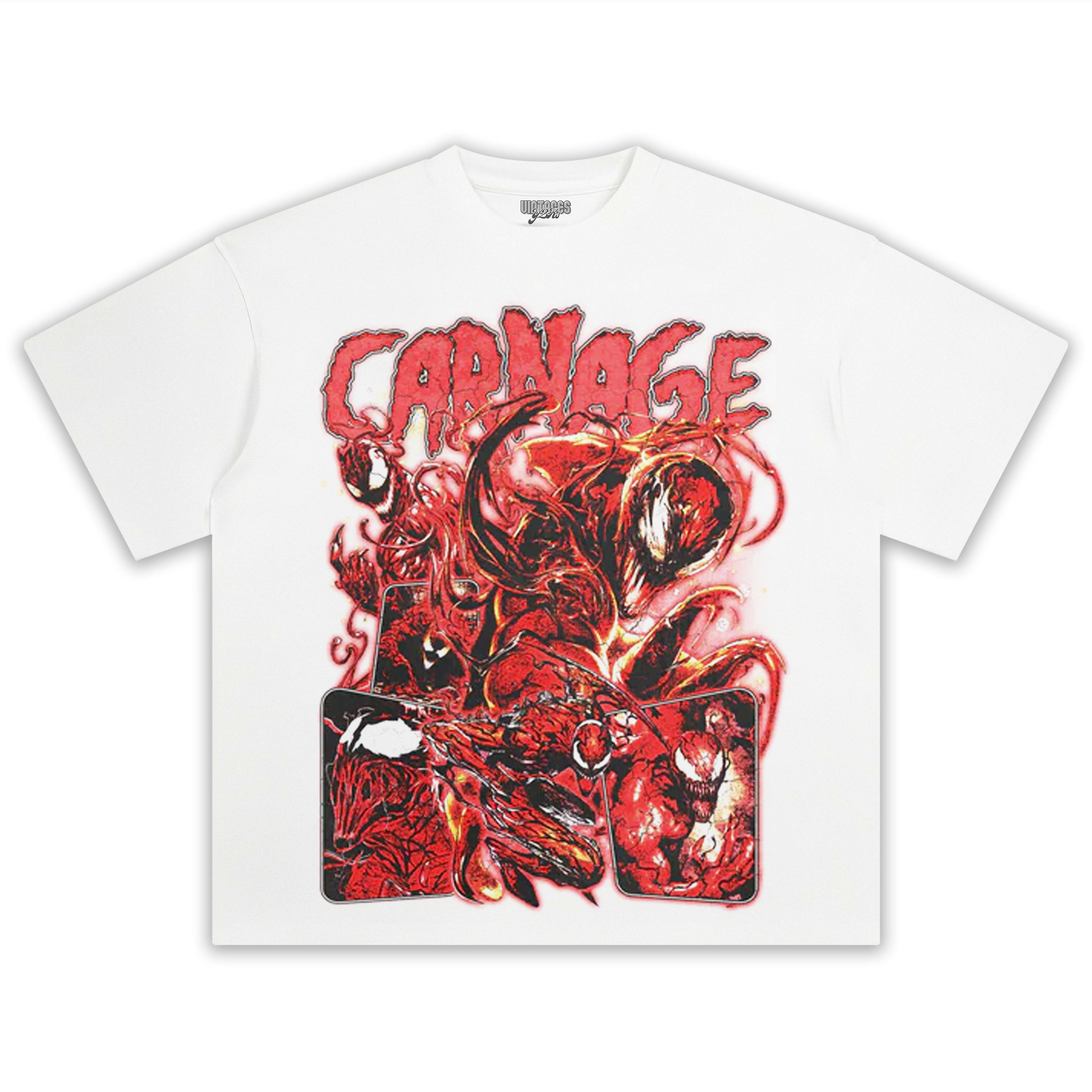 CARNAGE SUPERVILLAIN TEE & LS & HOODIE