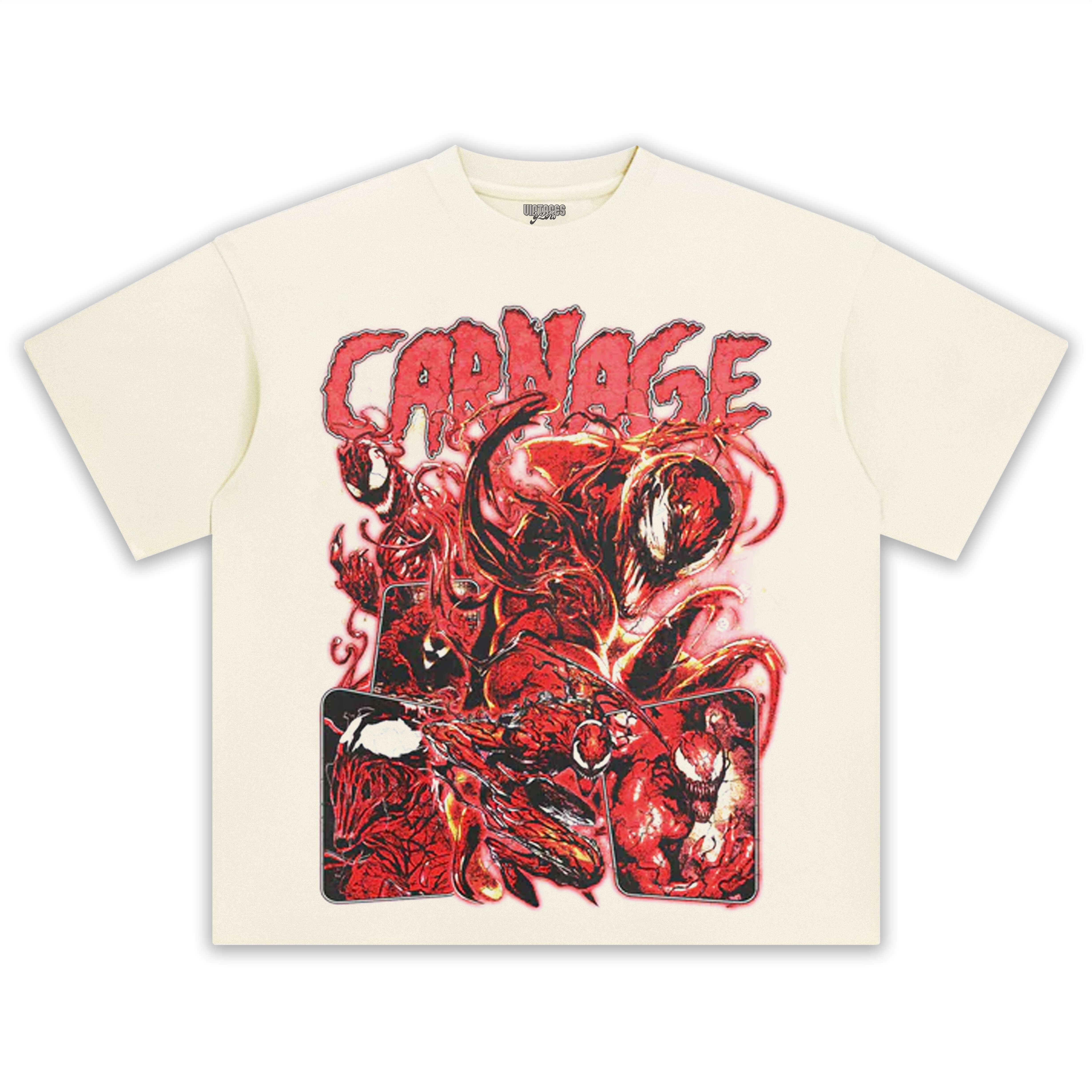 CARNAGE SUPERVILLAIN TEE & LS & HOODIE