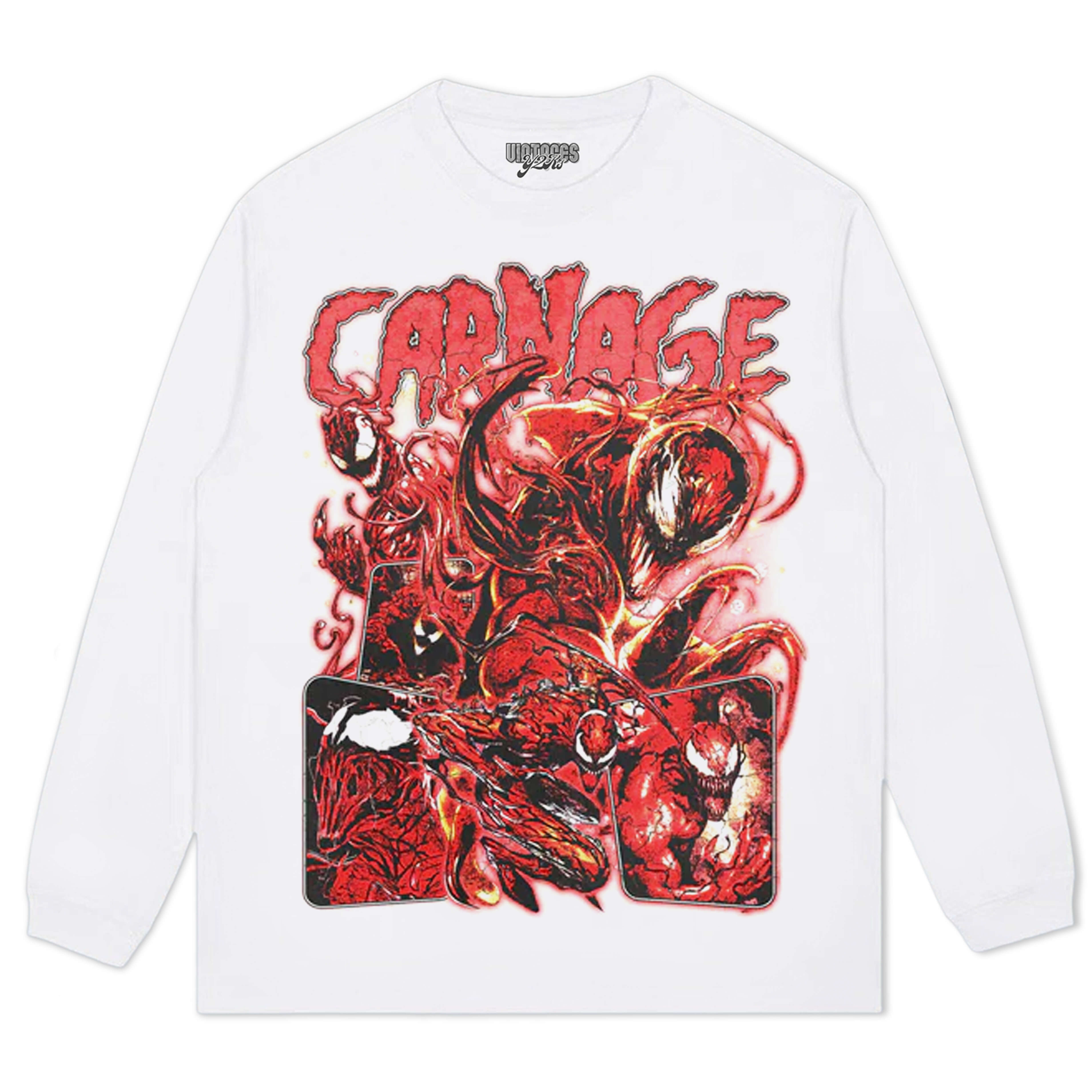 CARNAGE SUPERVILLAIN TEE & LS & HOODIE