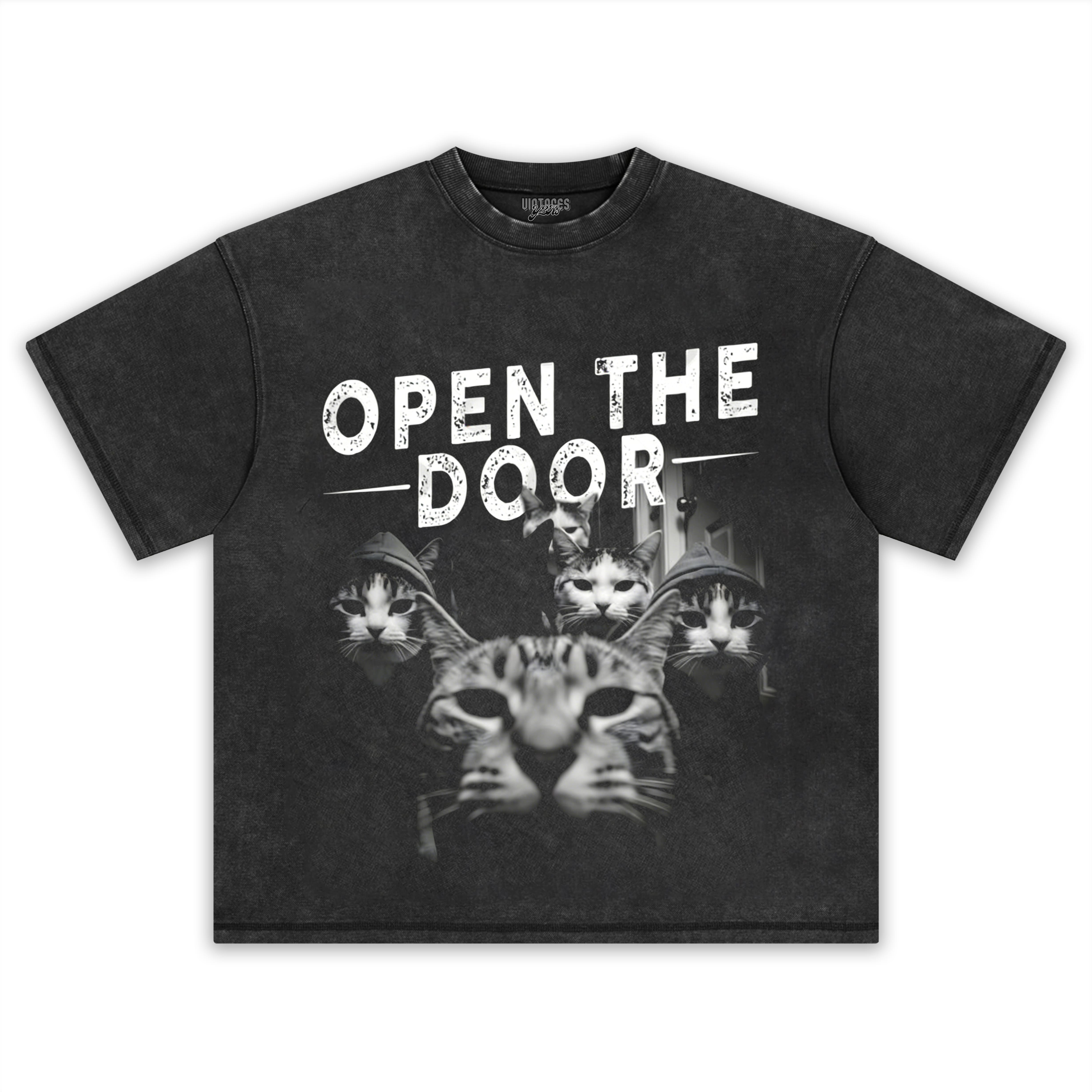 CAT GANG OPEN THE DOOR TEE & LS & HOODIE