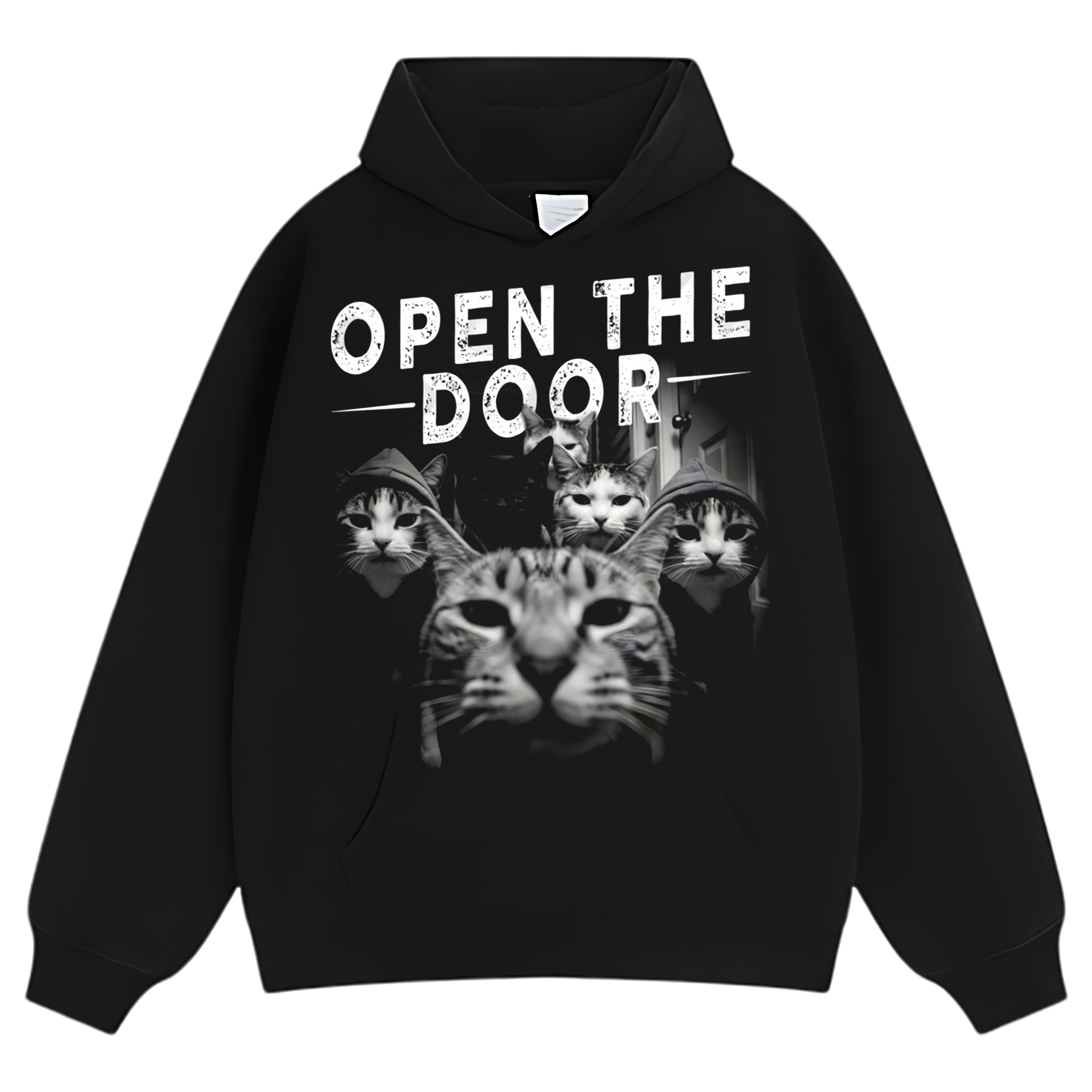 CAT GANG OPEN THE DOOR TEE & LS & HOODIE