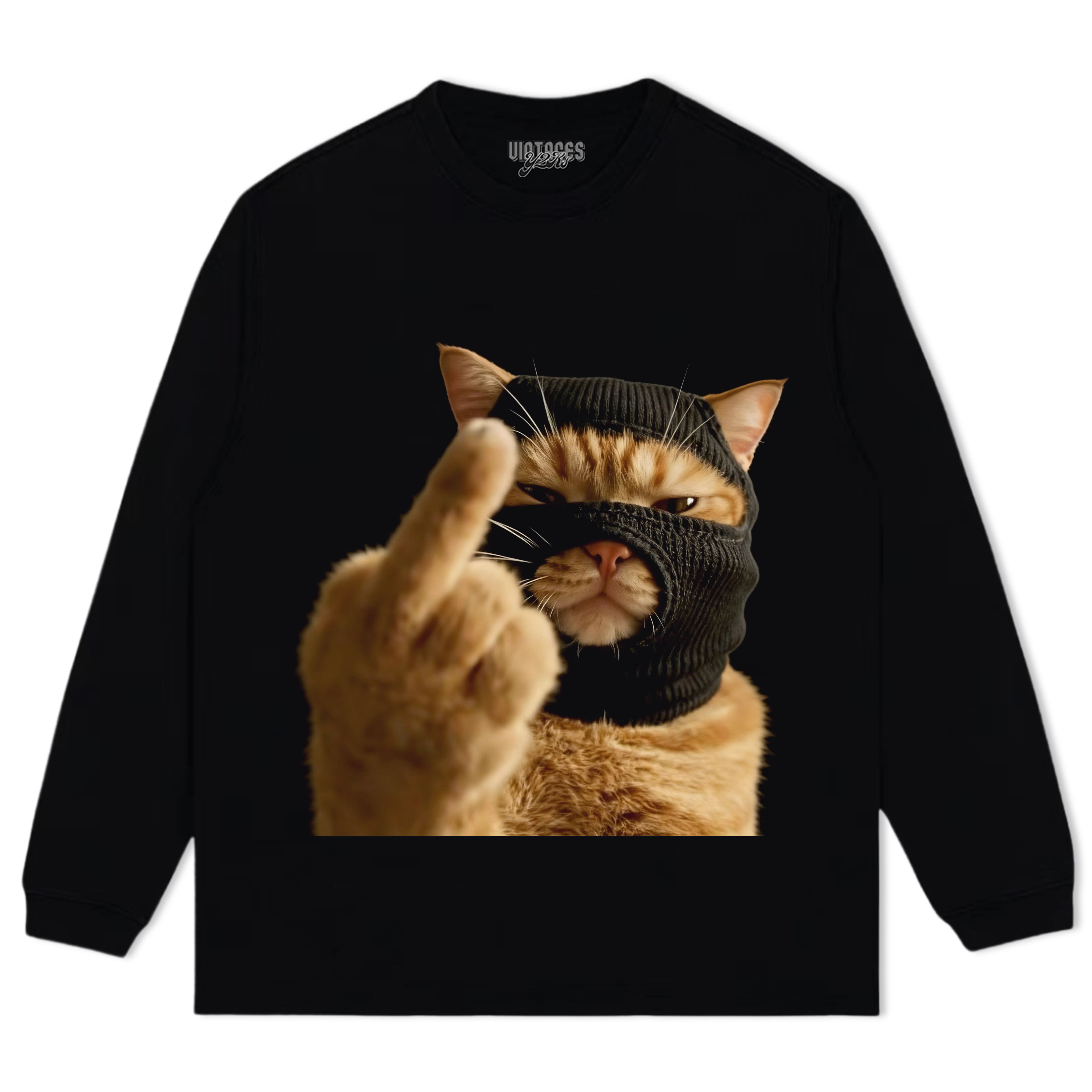 CAT MEMES FUNNY V2 TEE & LS & HOODIE