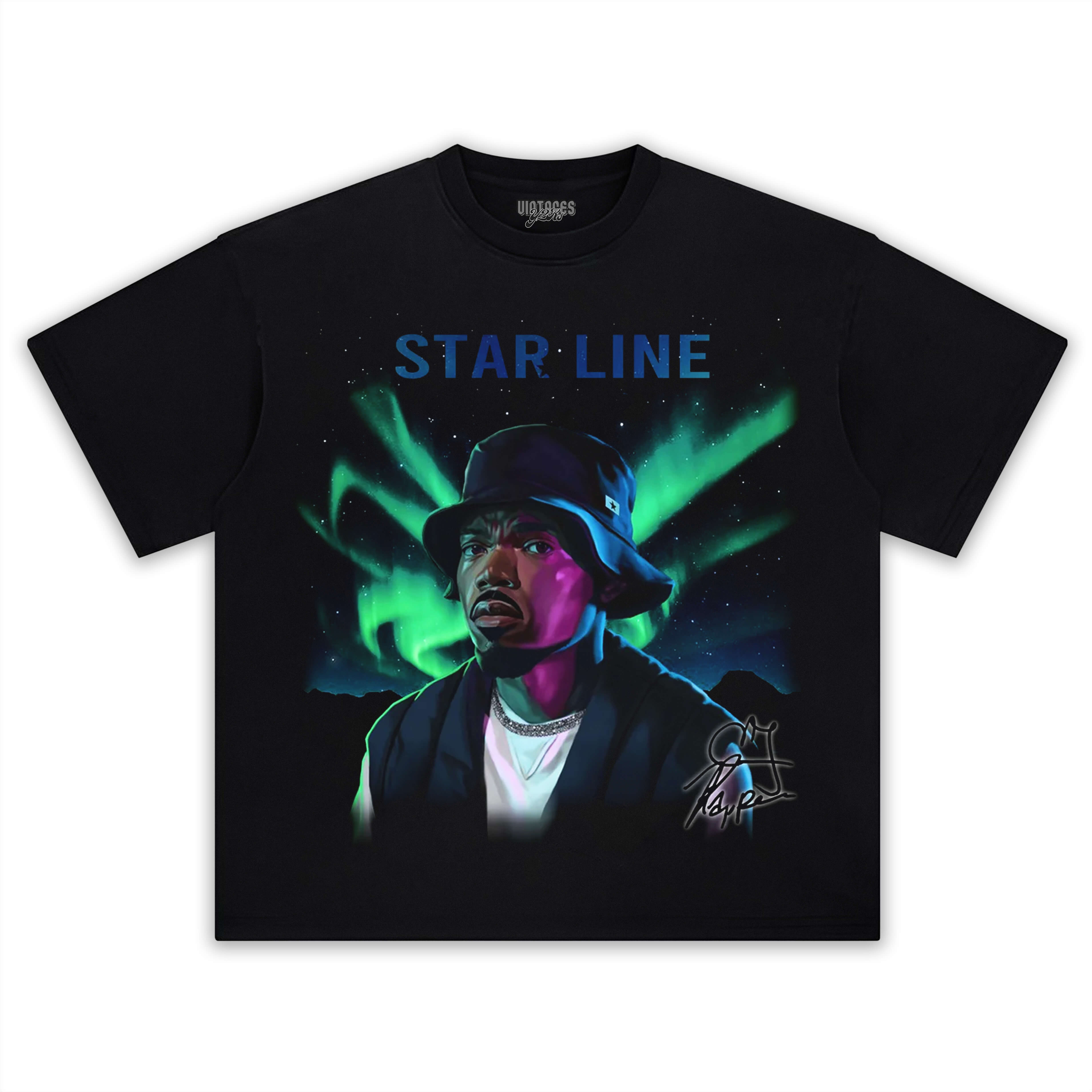 CHANCE THE RAPPER & STAR LINE TEE