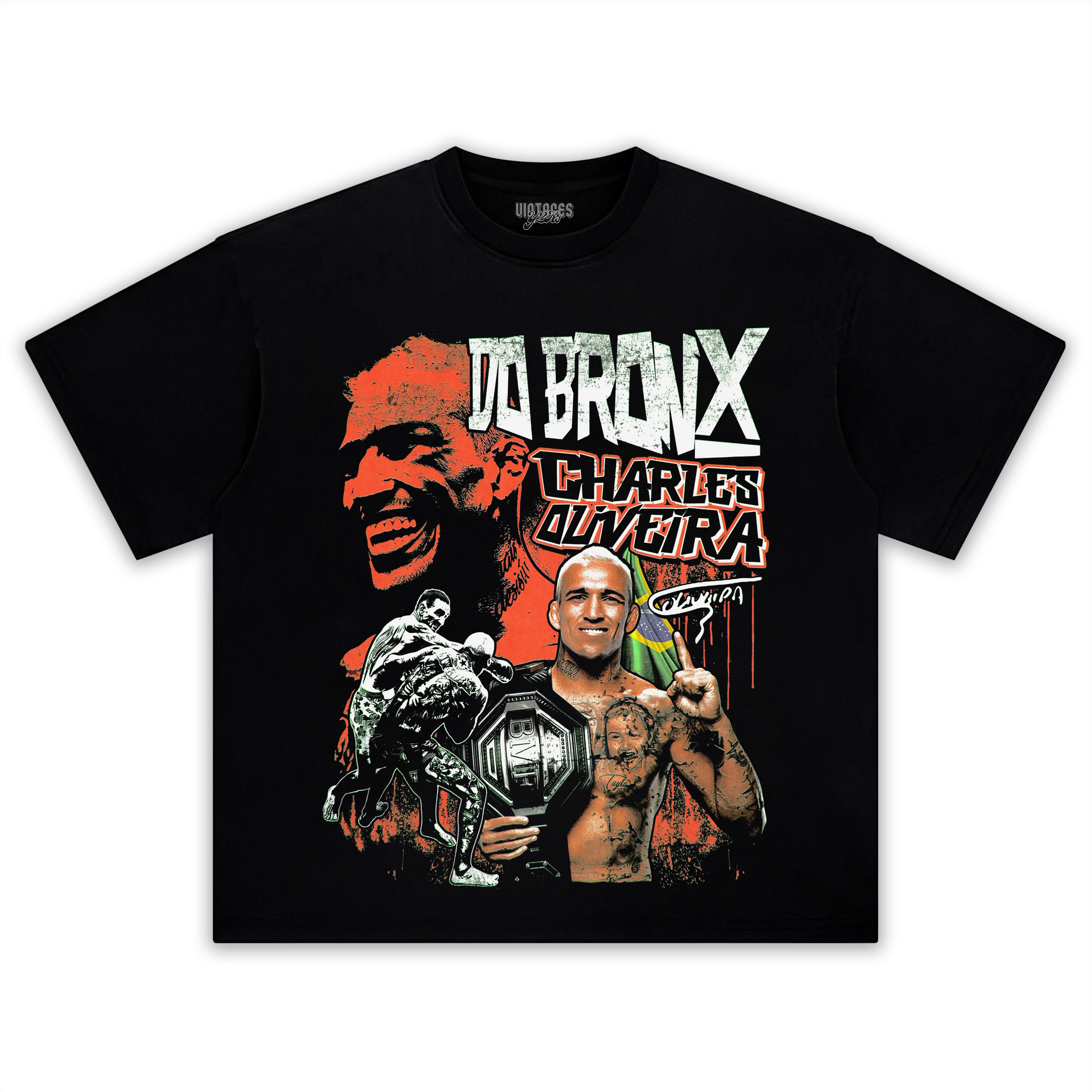 CHARLES OLIVEIRA 2026 V2 VINTAGE TANK TOP & TEE & LONG SLEEVE & LAYERED LS & HOODIE
