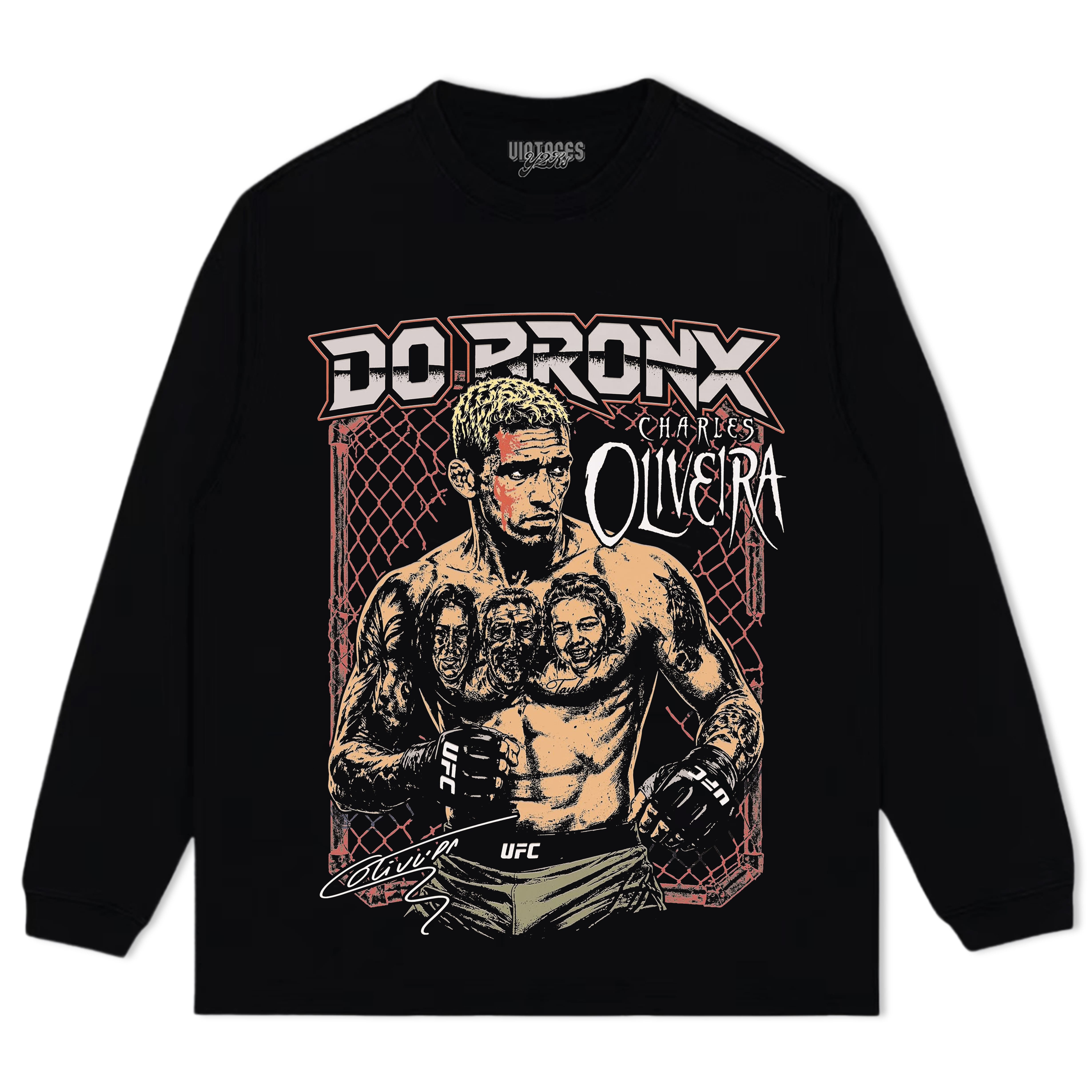 CHARLES OLIVEIRA 2026 VINTAGE TANK TOP & TEE & LONG SLEEVE & LAYERED LS & HOODIE