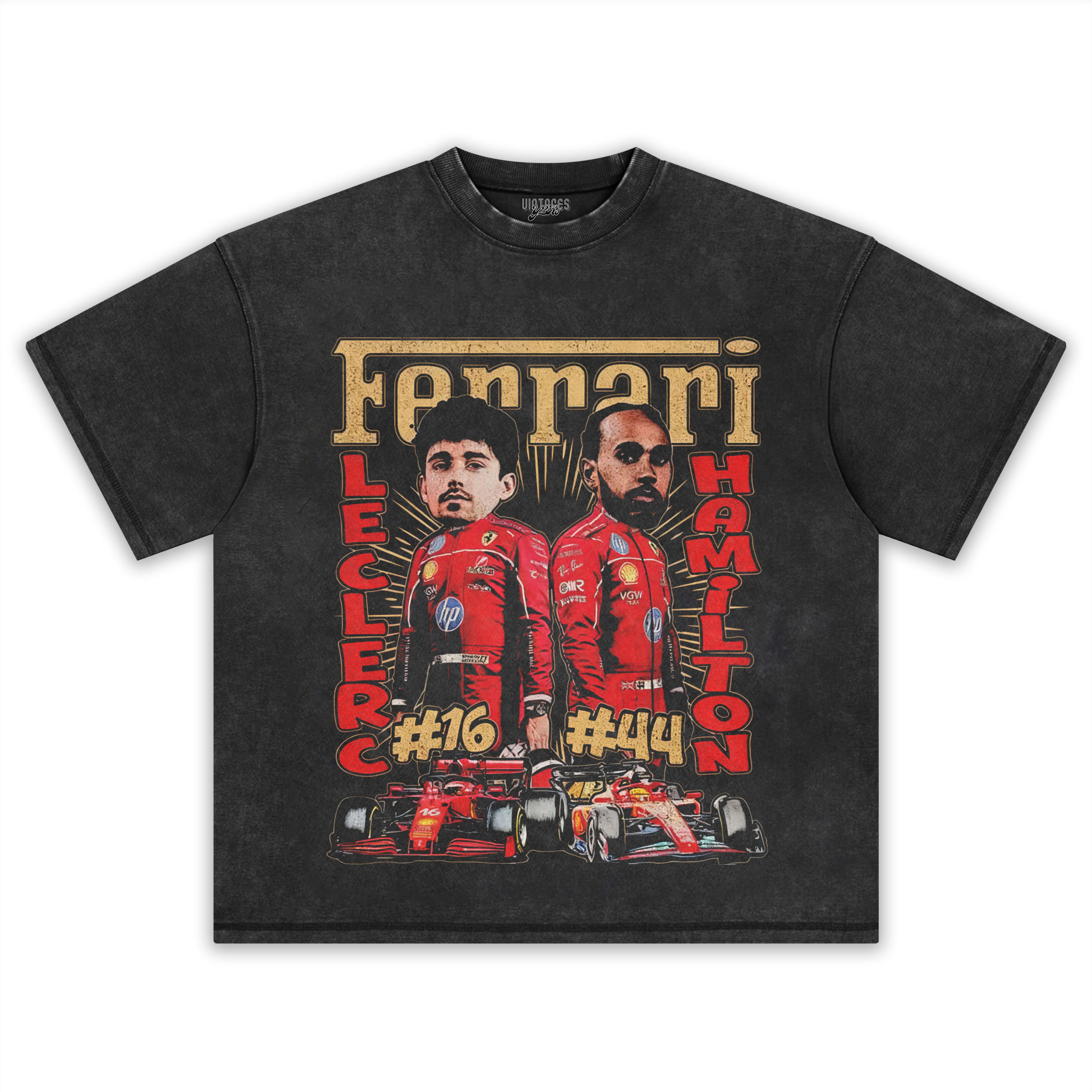 CHARLES LECLERC & LEWIS HAMILTON TEE