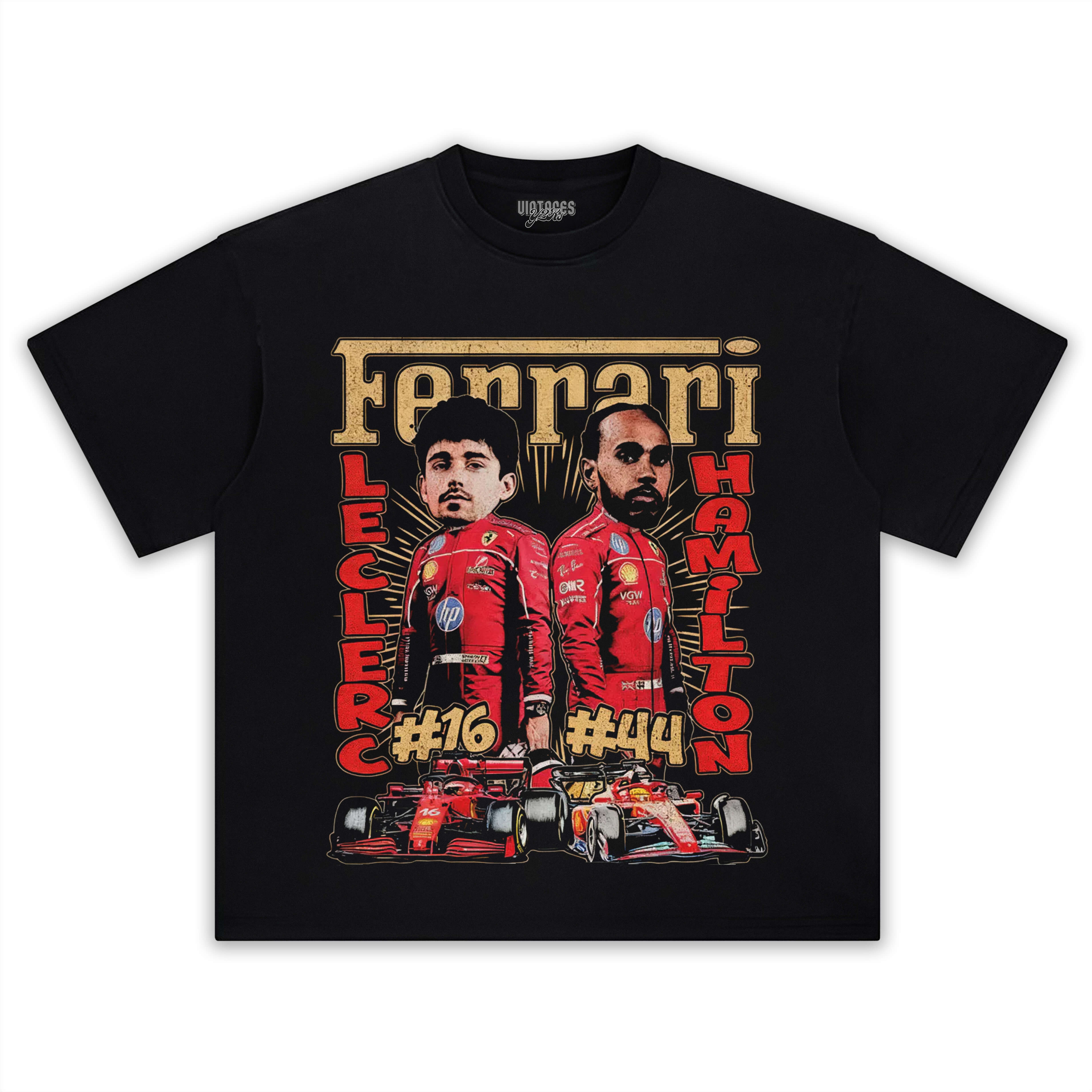 CHARLES LECLERC & LEWIS HAMILTON TEE
