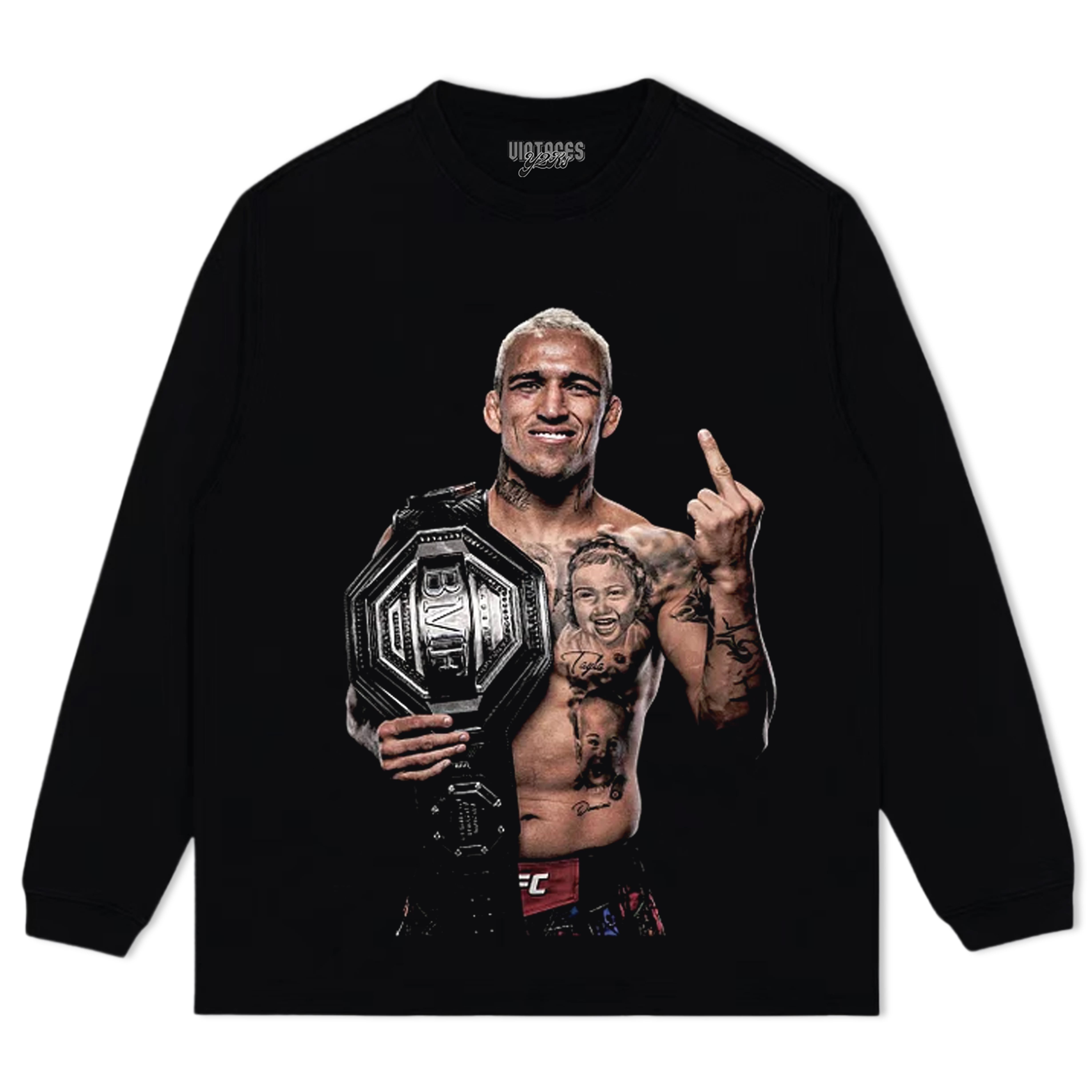 CHARLES OLIVEIRA BMF CHAMPION V5 TEE & LS & HOODIE