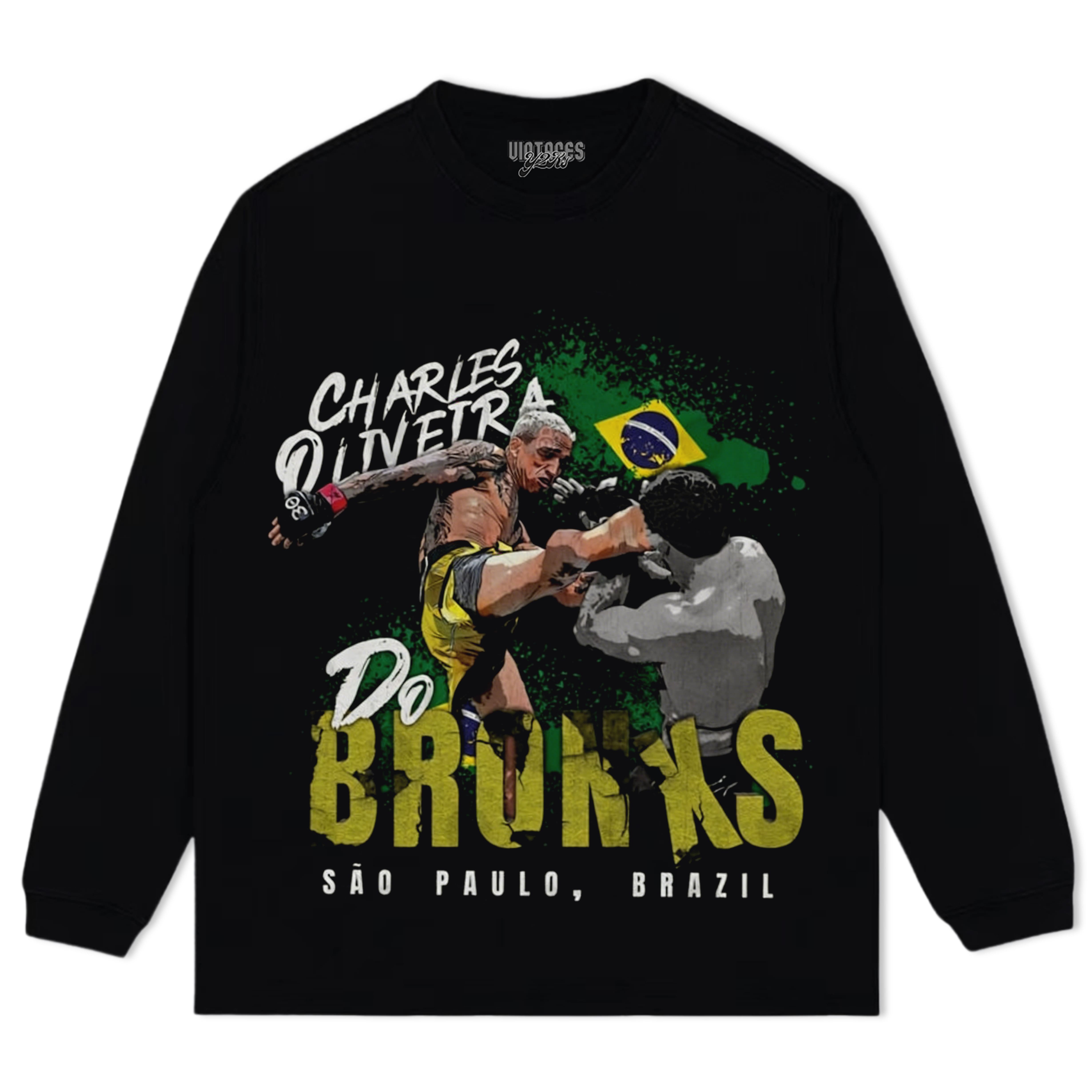 CHARLES OLIVEIRA DO BRONXS BRAZIL TEE & LS & HOODIE