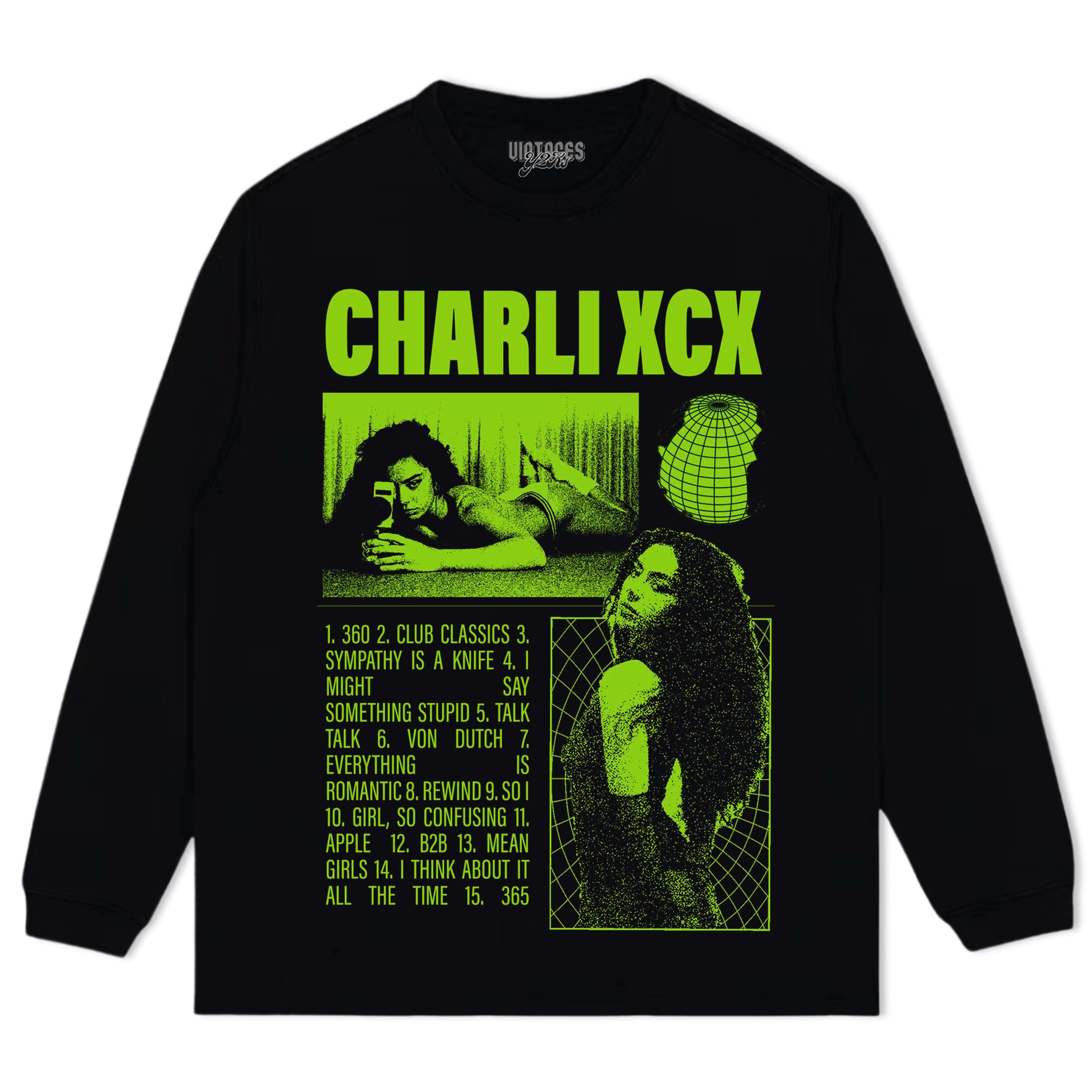 CHARLI XCX - BRAT V2 TEE & LS & HOODIE