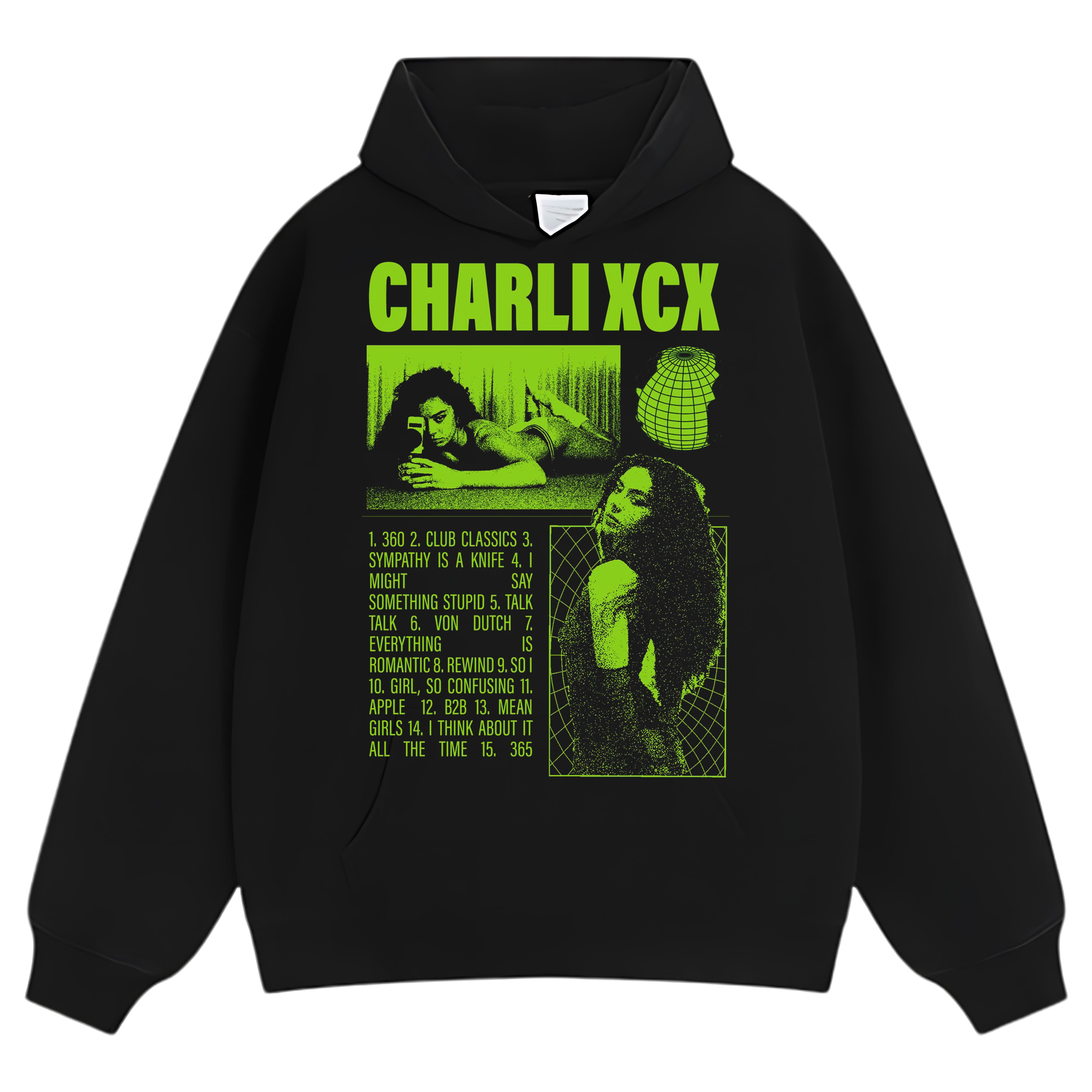 CHARLI XCX - BRAT V2 TEE & LS & HOODIE