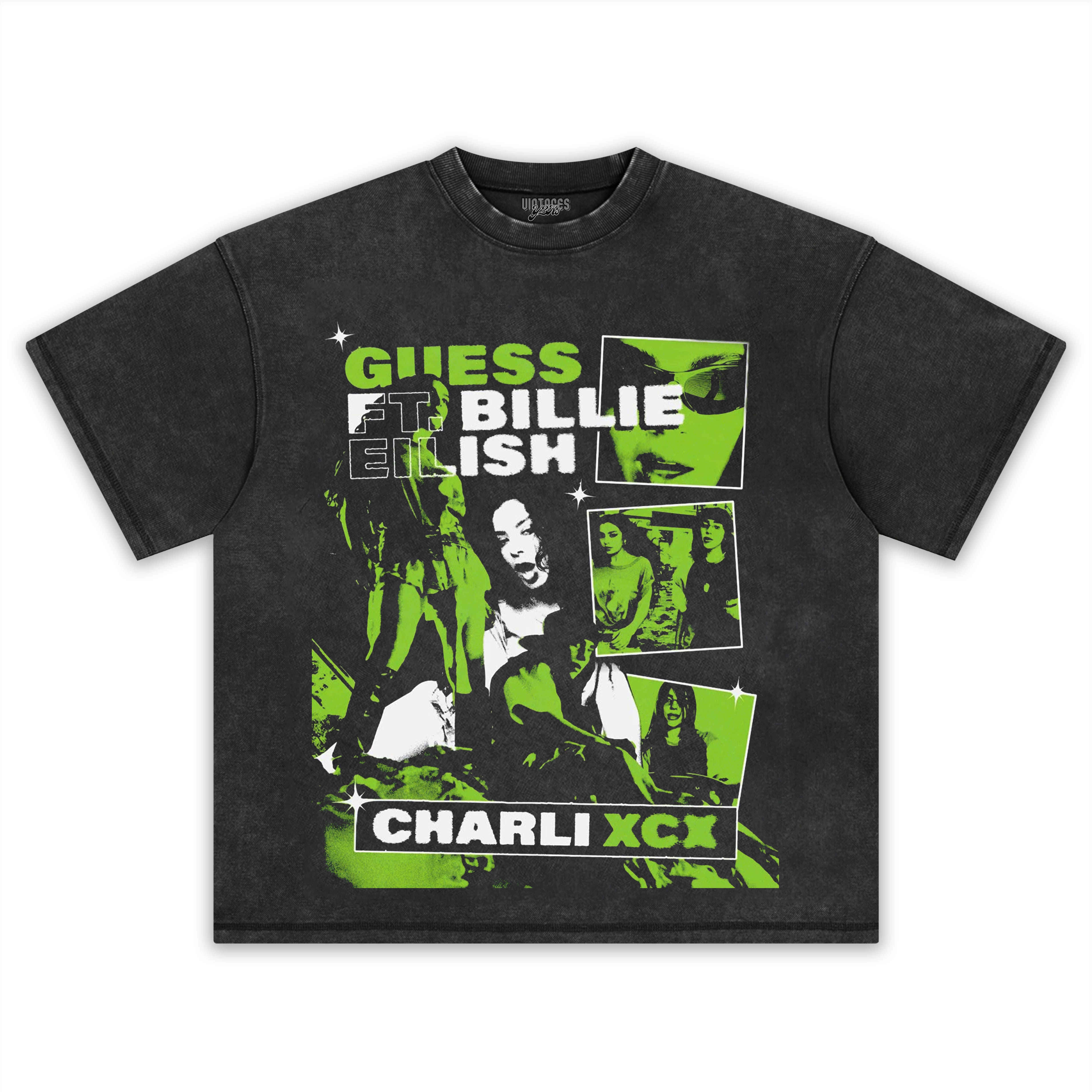CHARLI XCX & BILLIE EILISH - GUESS TEE & LS & HOODIE