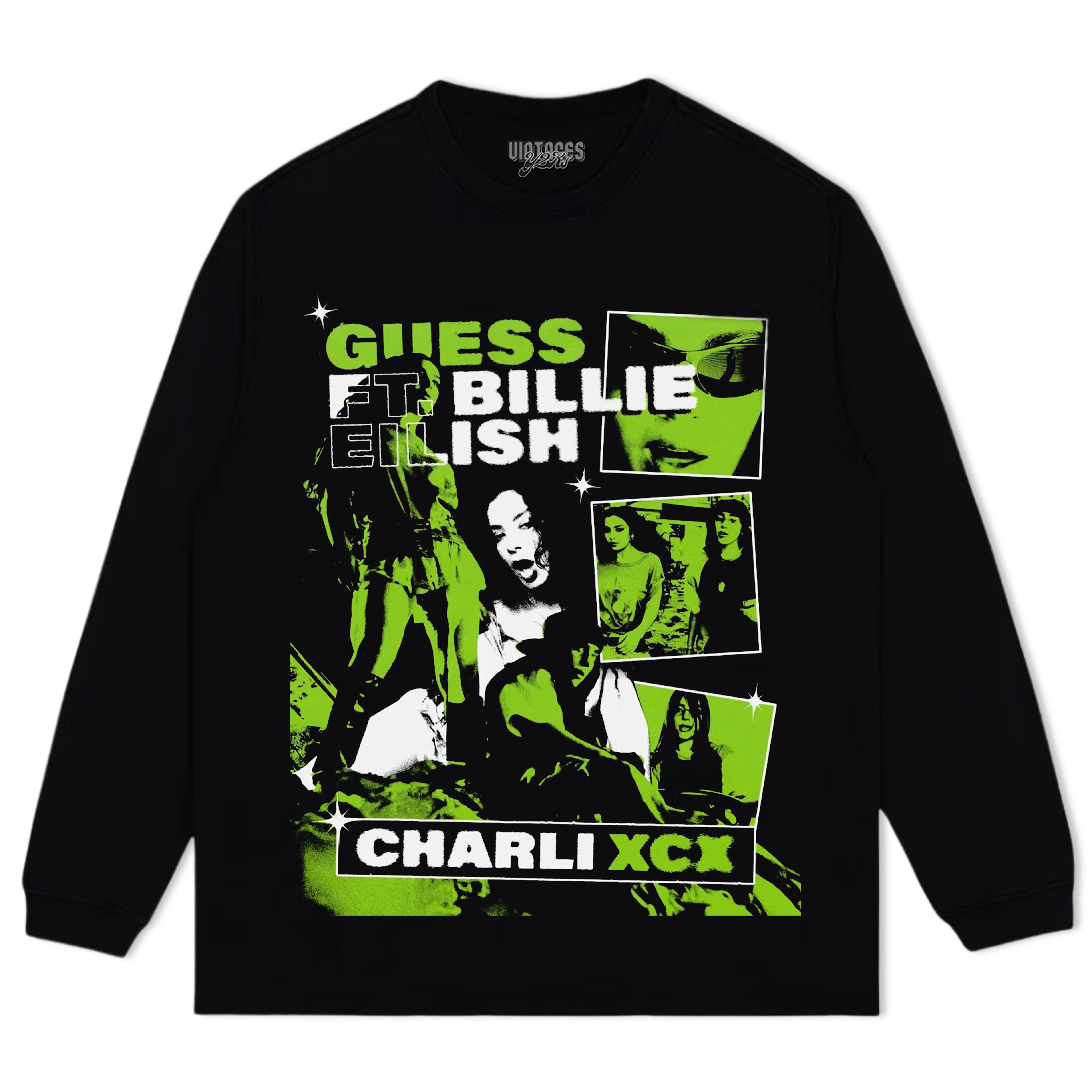 CHARLI XCX & BILLIE EILISH - GUESS TEE & LS & HOODIE
