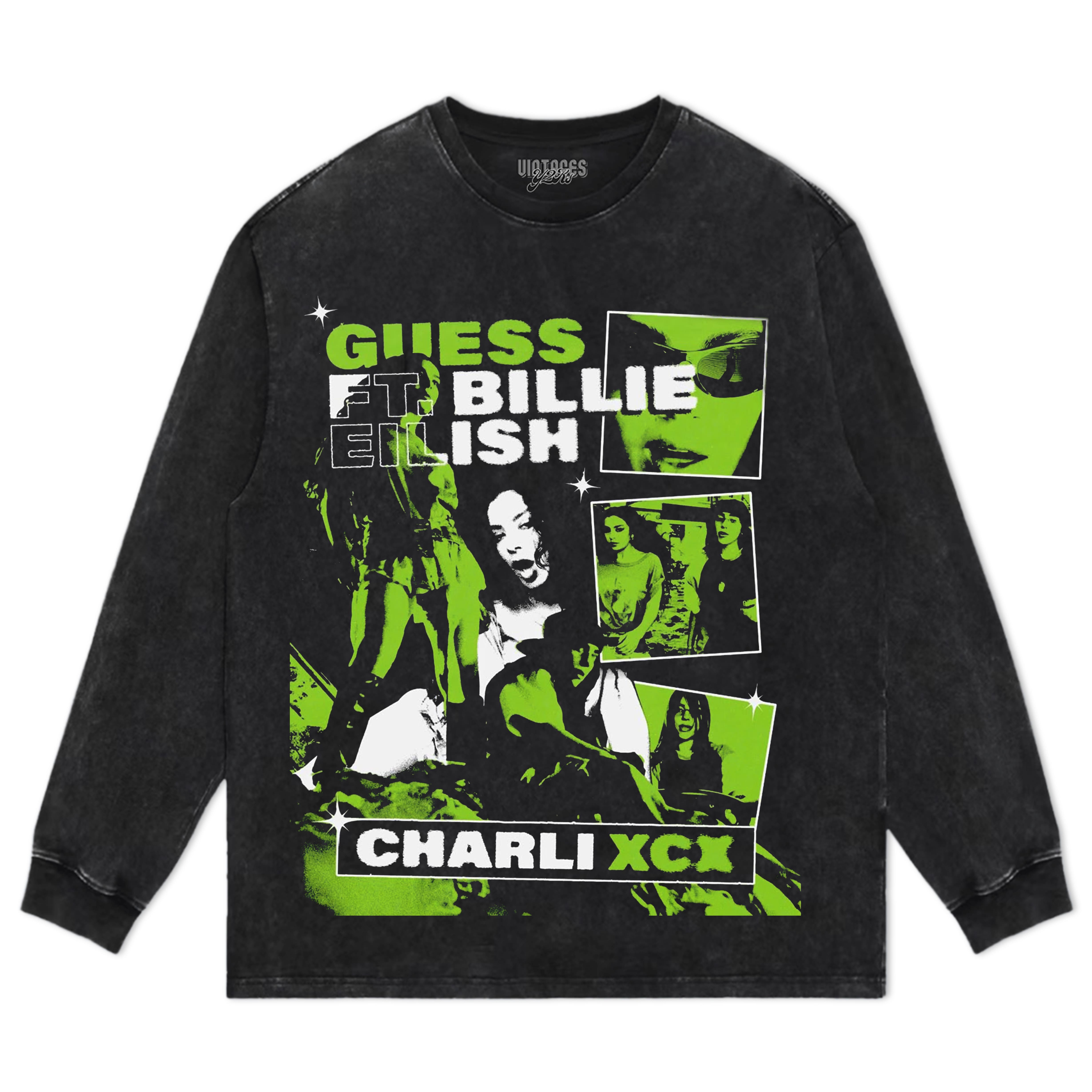 CHARLI XCX & BILLIE EILISH - GUESS TEE & LS & HOODIE